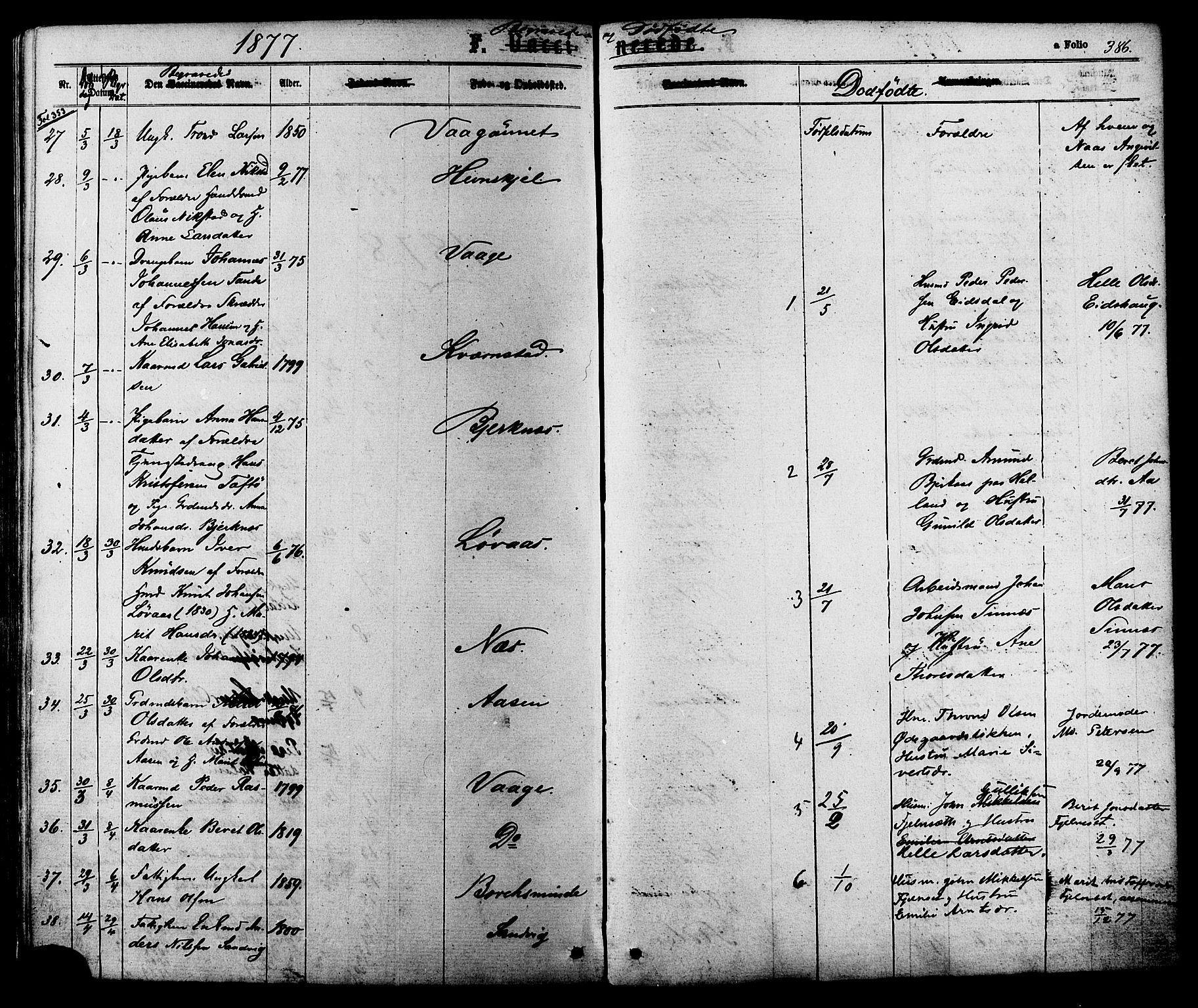 Ministerialprotokoller, klokkerbøker og fødselsregistre - Sør-Trøndelag, SAT/A-1456/630/L0495: Ministerialbok nr. 630A08, 1868-1878, s. 386