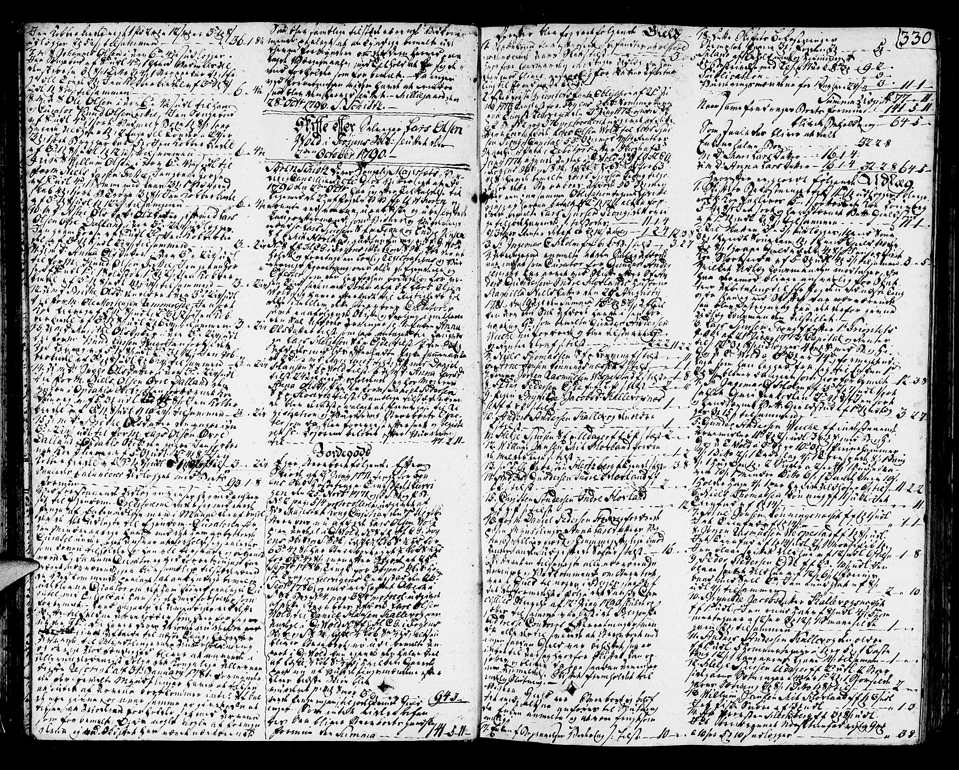 Sunnhordland sorenskrivar, SAB/A-2401/1/H/Ha/Haa/L0010: Skifteprotokollar. Register i protokoll. Fol. 565-ut, 1790-1792, s. 329b-330a