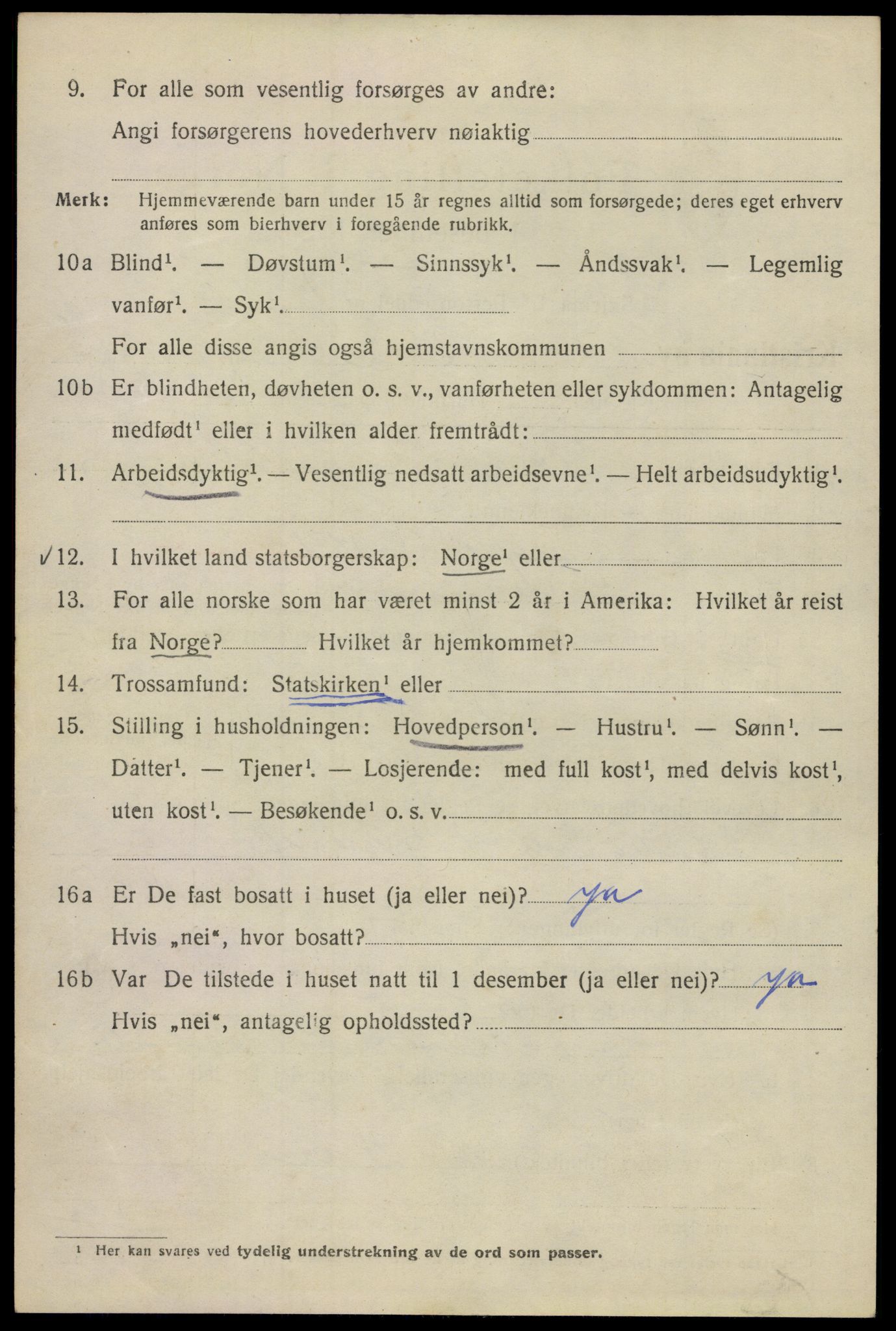 SAO, Folketelling 1920 for 0301 Kristiania kjøpstad, 1920, s. 157024