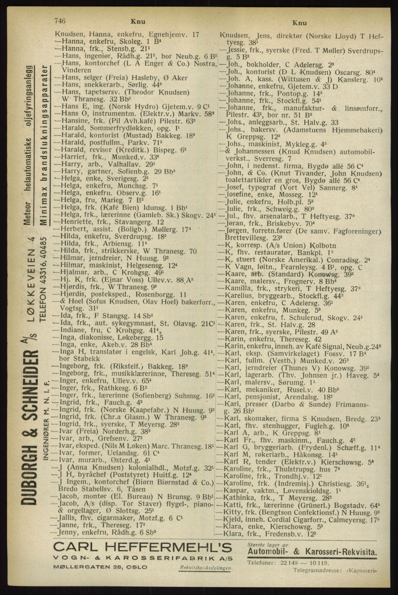 Kristiania/Oslo adressebok, PUBL/-, 1933, s. 746