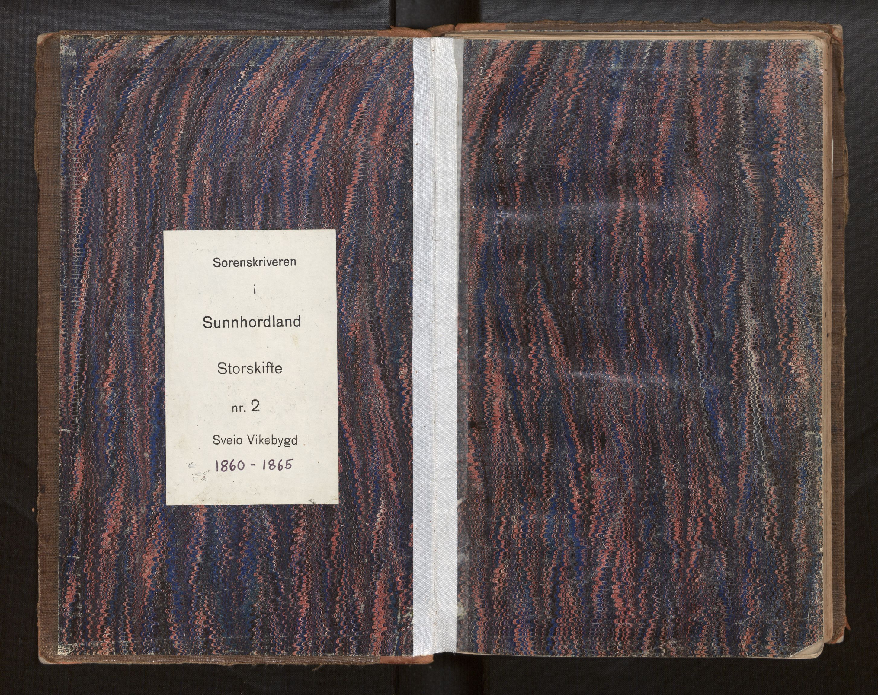 Sunnhordland sorenskrivar, SAB/A-2401/1/F/Fb/Fbb/L0002: Storskifteprotokoll
 Sveio m. fl. sokn, 1860-1865