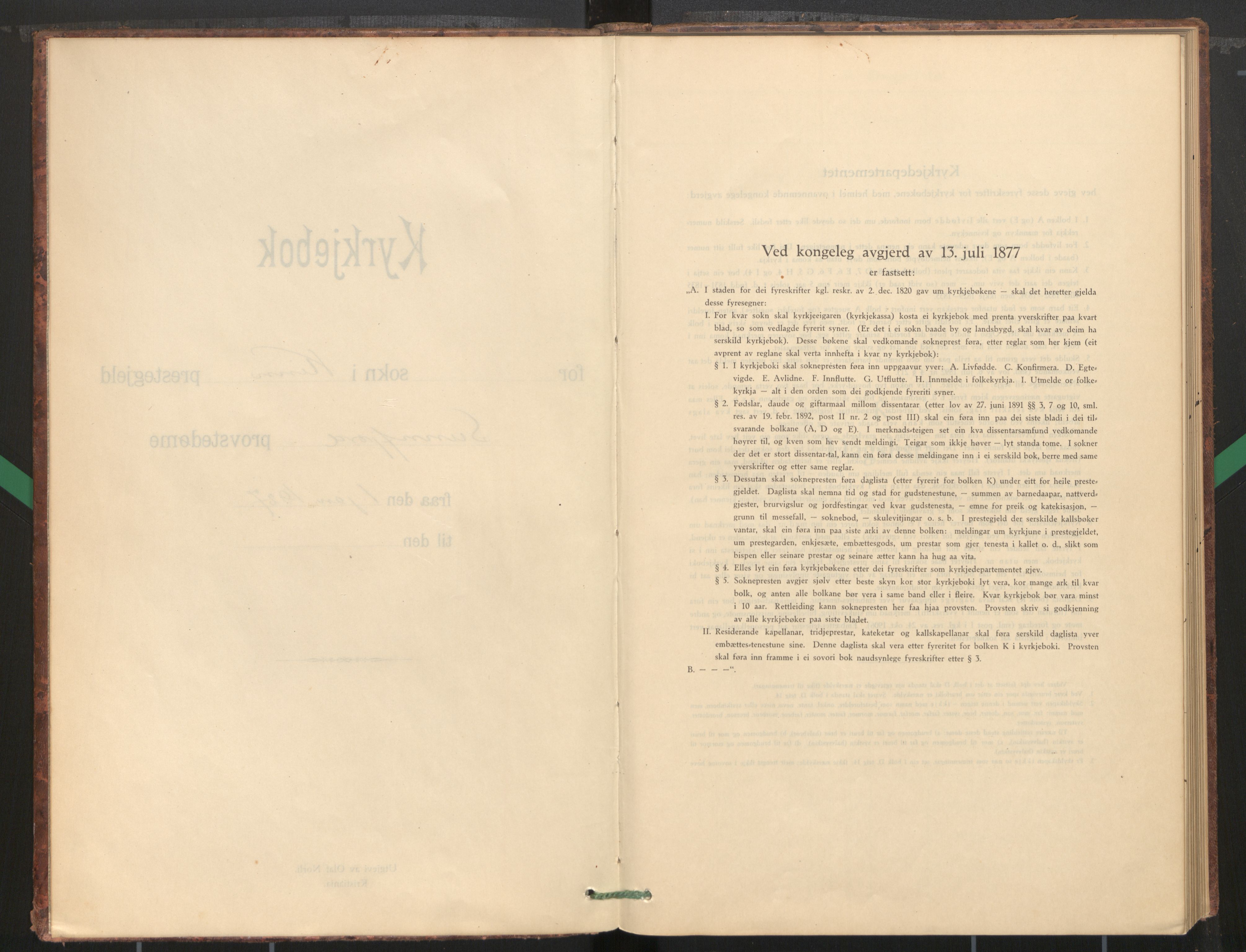 Kinn sokneprestembete, SAB/A-80801/H/Haa/Haag/L0004: Dagregister nr. G 4, 1927-1939