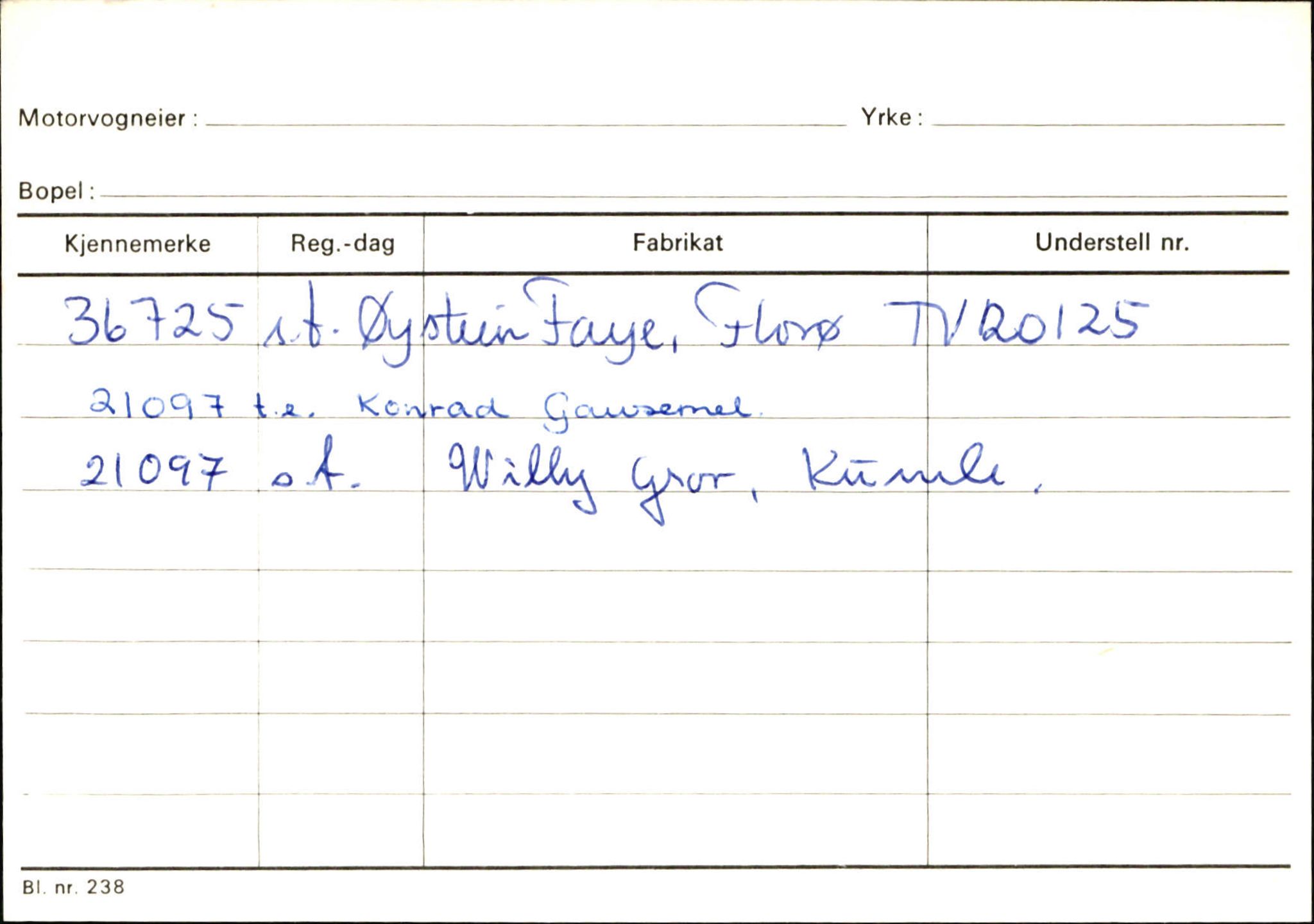 Statens vegvesen, Sogn og Fjordane vegkontor, SAB/A-5301/4/F/L0126: Eigarregister Fjaler M-Å. Leikanger A-Å, 1945-1975, s. 524