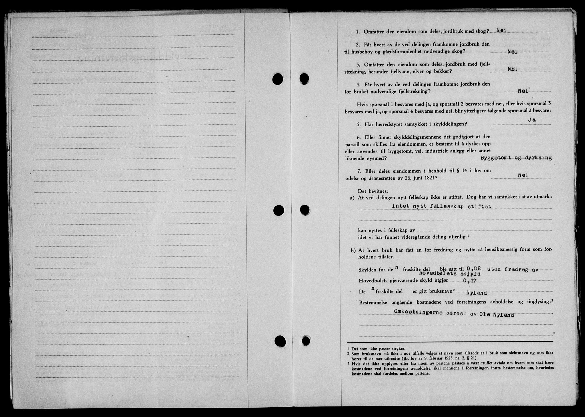 Lofoten sorenskriveri, SAT/A-0017/1/2/2C/L0013a: Pantebok nr. 13a, 1944-1946, Dagboknr: 51/1946