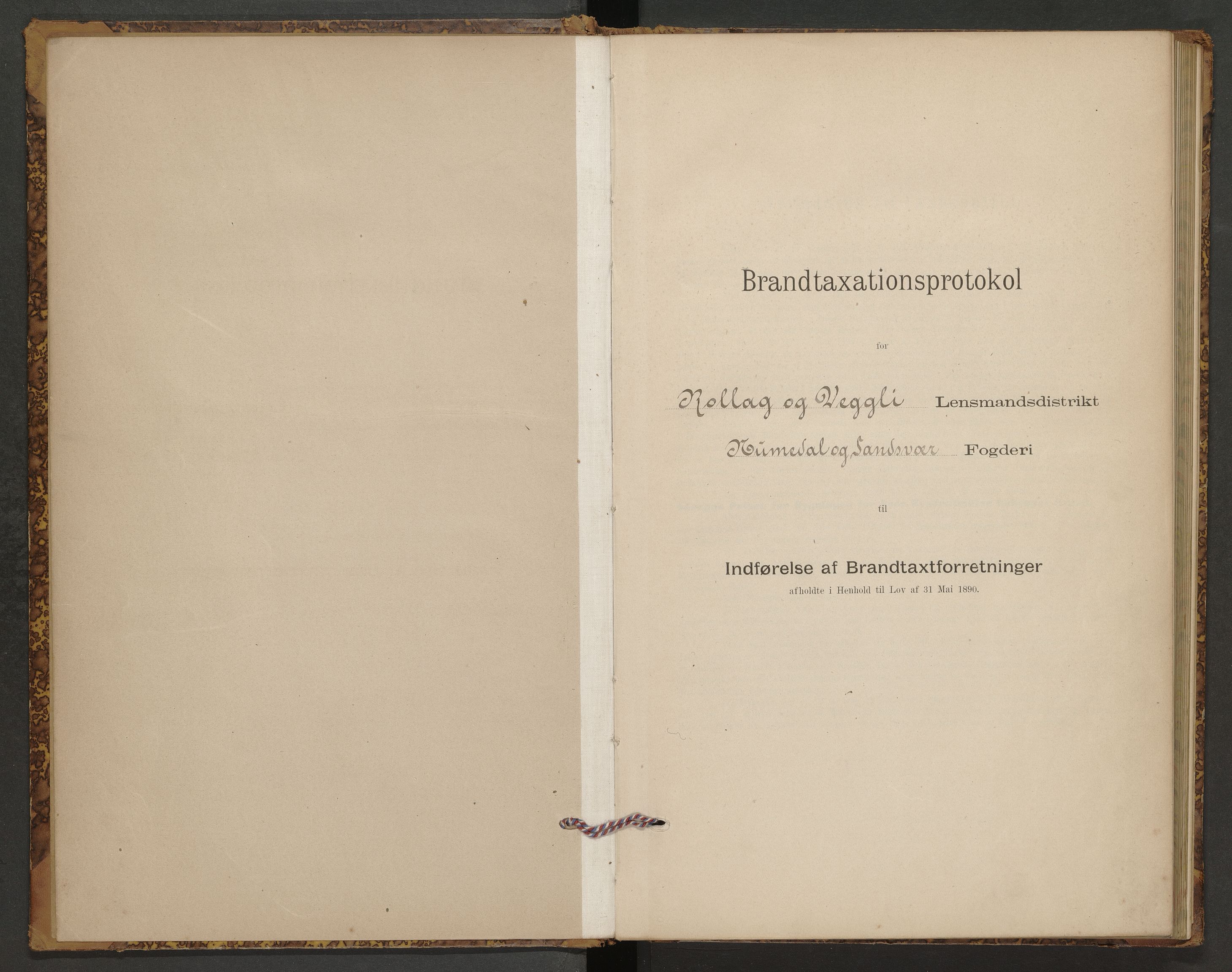 Rollag lensmannskontor, AV/SAKO-A-521/Y/Yb/Ybb/L0001: Skjematakstprotokoll, 1895-1920