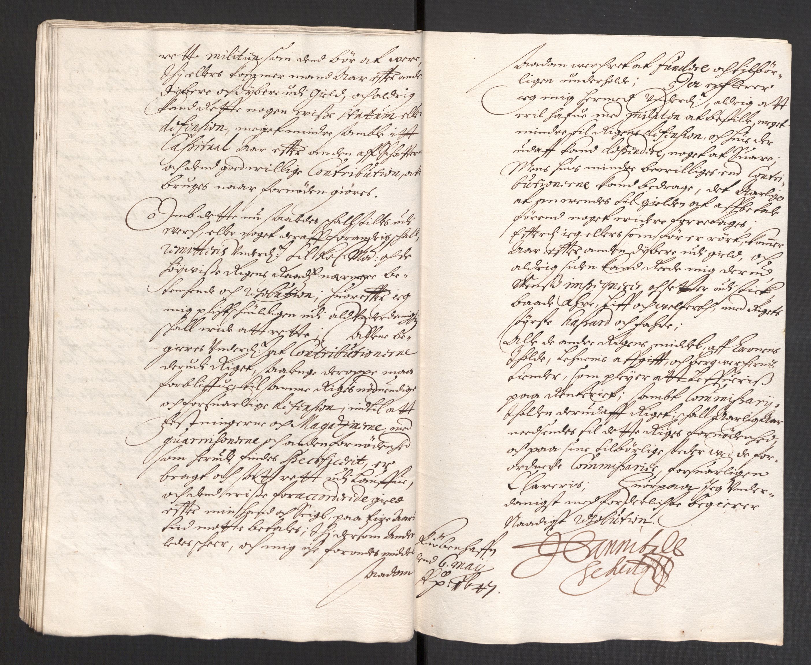 Danske Kanselli 1572-1799, AV/RA-EA-3023/F/Fc/Fcc/Fcca/L0011: Norske innlegg 1572-1799, 1641-1647, s. 377