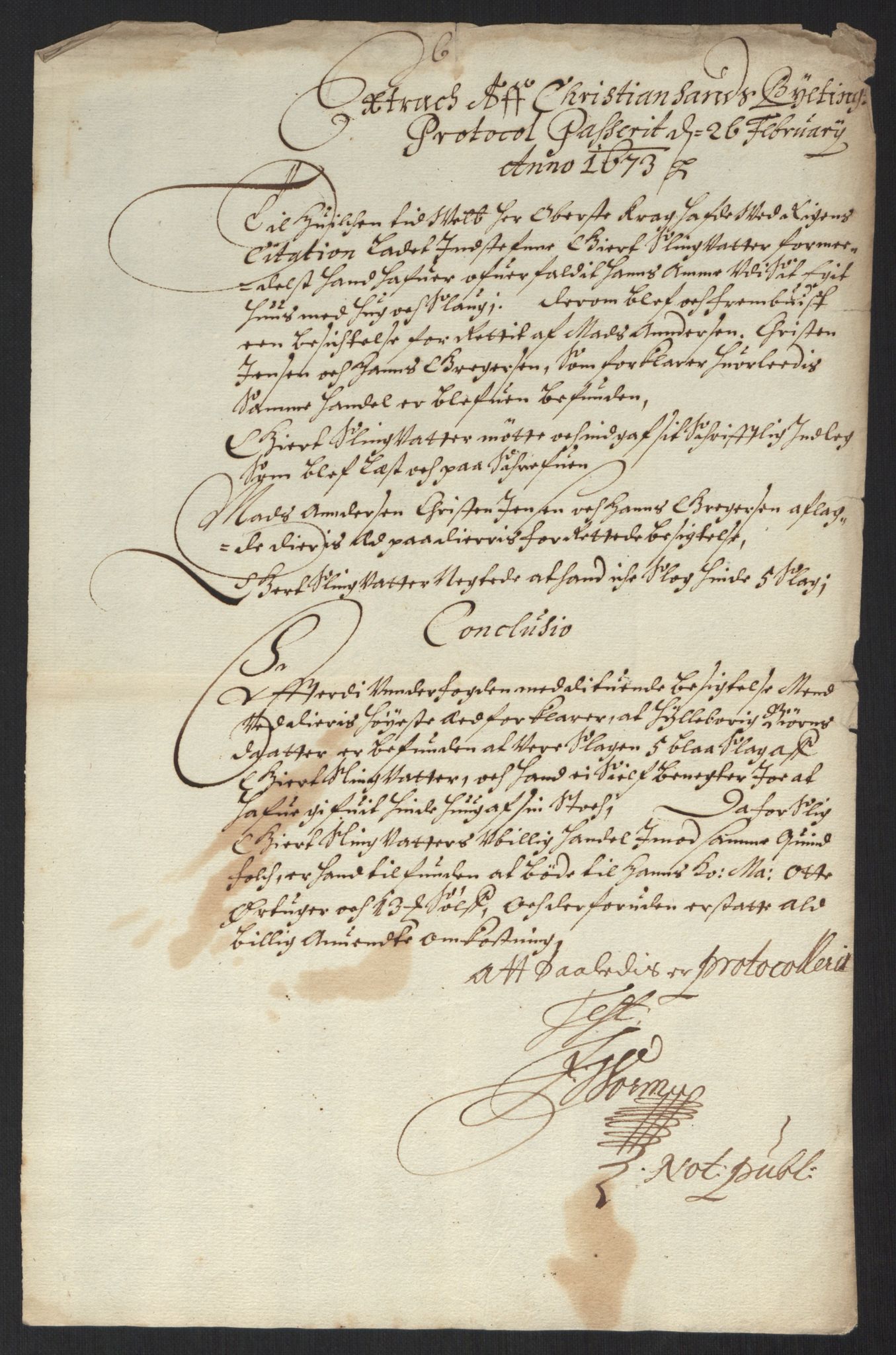 Rentekammeret inntil 1814, Reviderte regnskaper, Byregnskaper, AV/RA-EA-4066/R/Rm/L0284: [M17] Sikt og sakefall, 1658-1680, s. 77