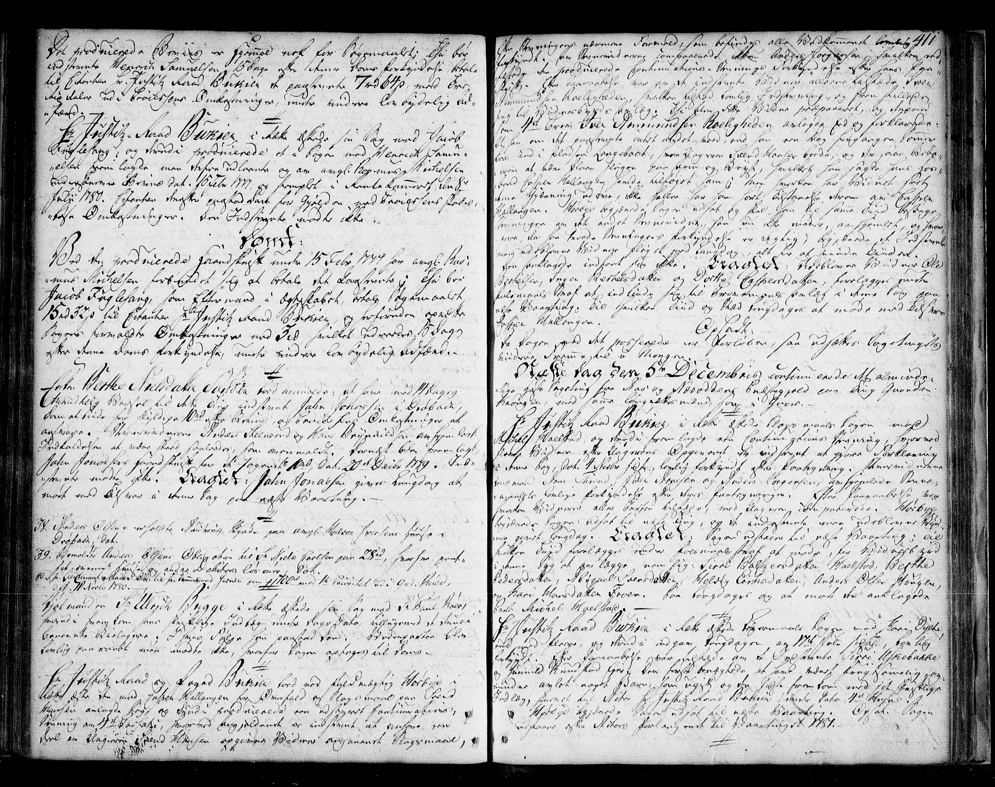 Follo sorenskriveri, SAO/A-10274/F/Fb/Fba/L0042: Tingbok, 1772-1782, s. 410b-411a