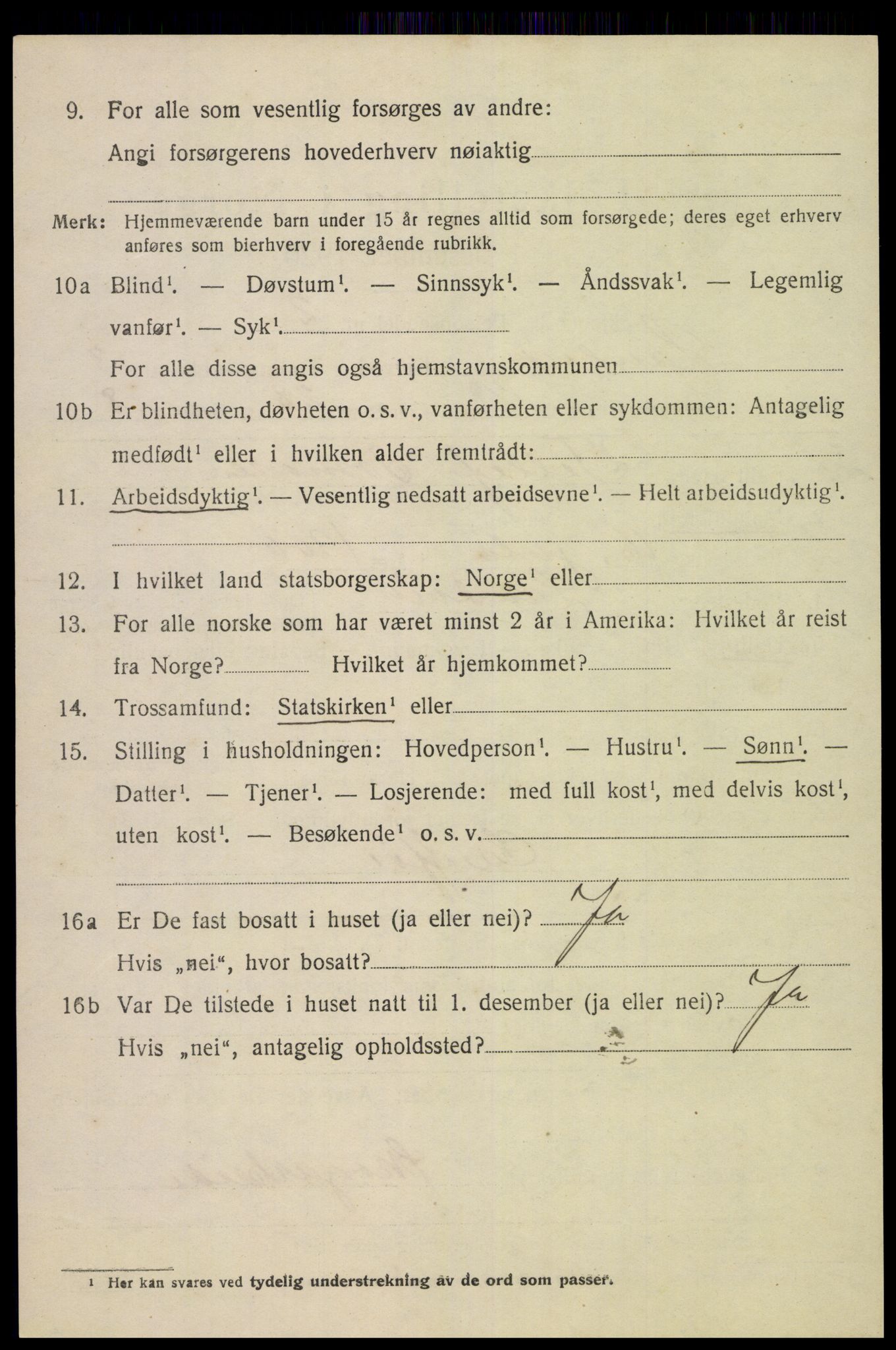 SAK, Folketelling 1920 for 0924 Landvik herred, 1920, s. 3201
