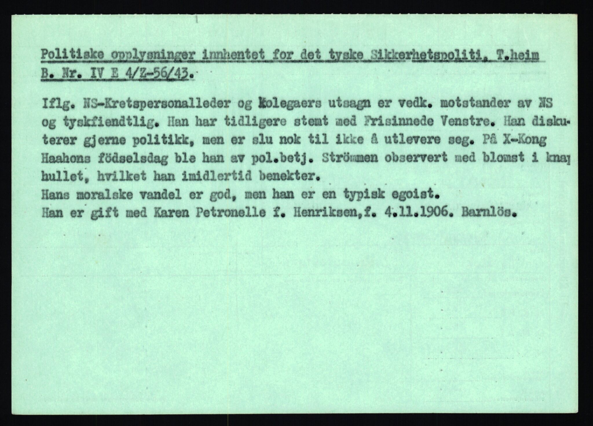 Statspolitiet - Hovedkontoret / Osloavdelingen, AV/RA-S-1329/C/Ca/L0009: Knutsen - Limstrand, 1943-1945, s. 2502