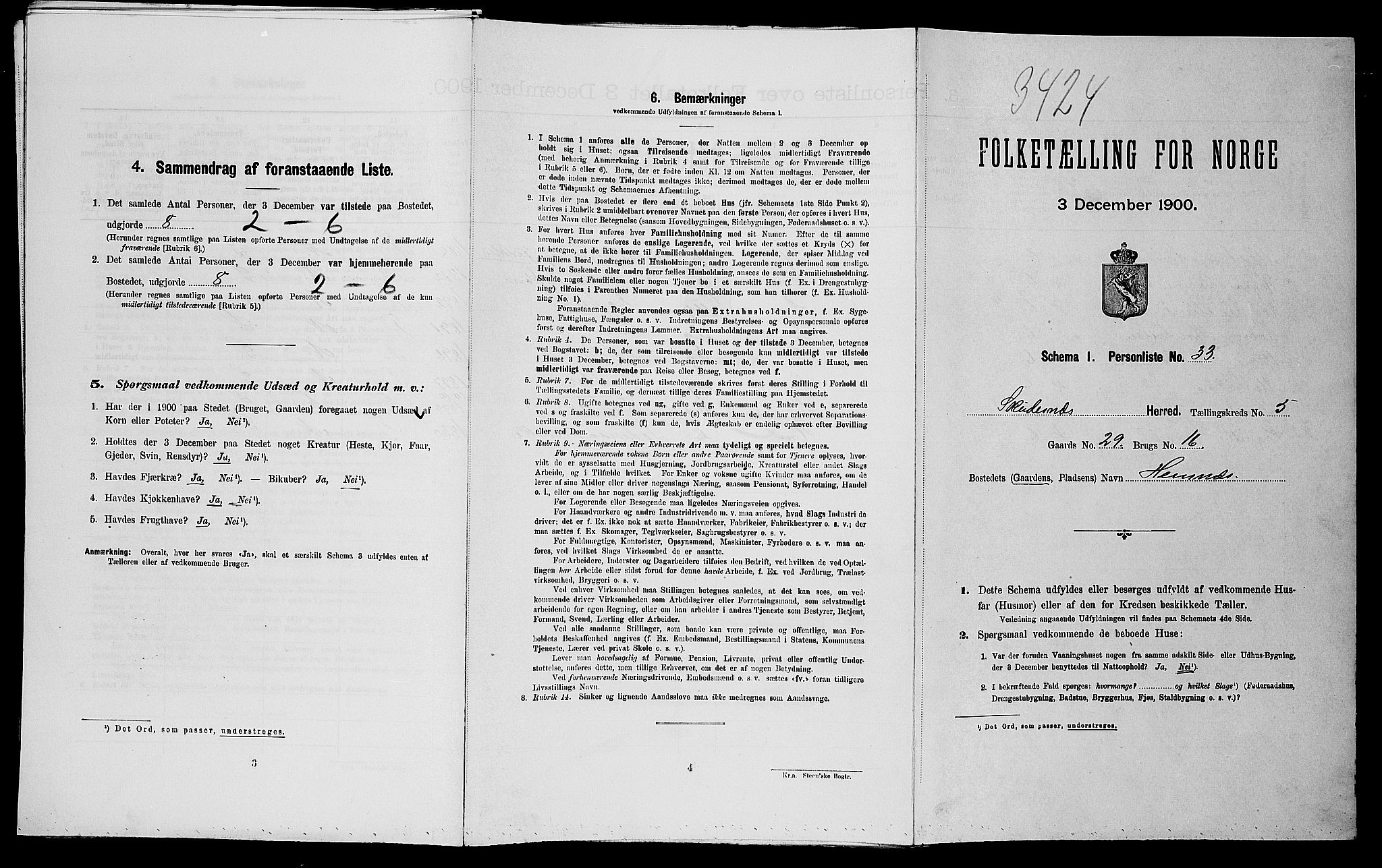SAST, Folketelling 1900 for 1150 Skudenes herred, 1900, s. 755