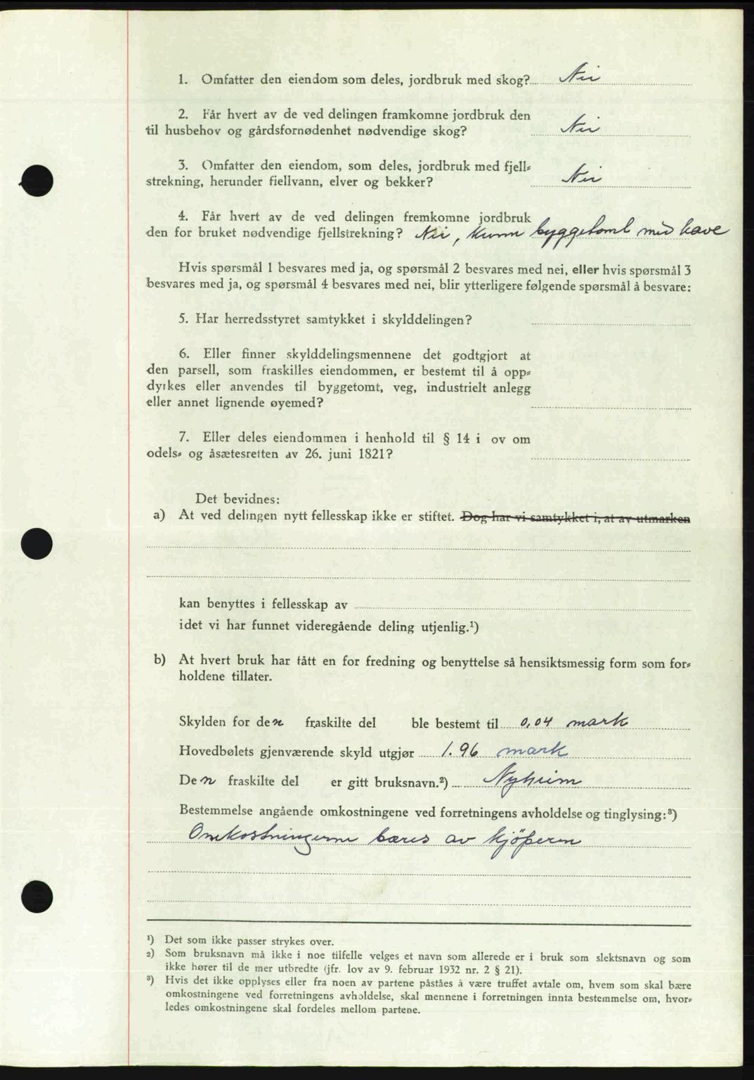 Romsdal sorenskriveri, AV/SAT-A-4149/1/2/2C: Pantebok nr. A26, 1948-1948, Dagboknr: 1943/1948