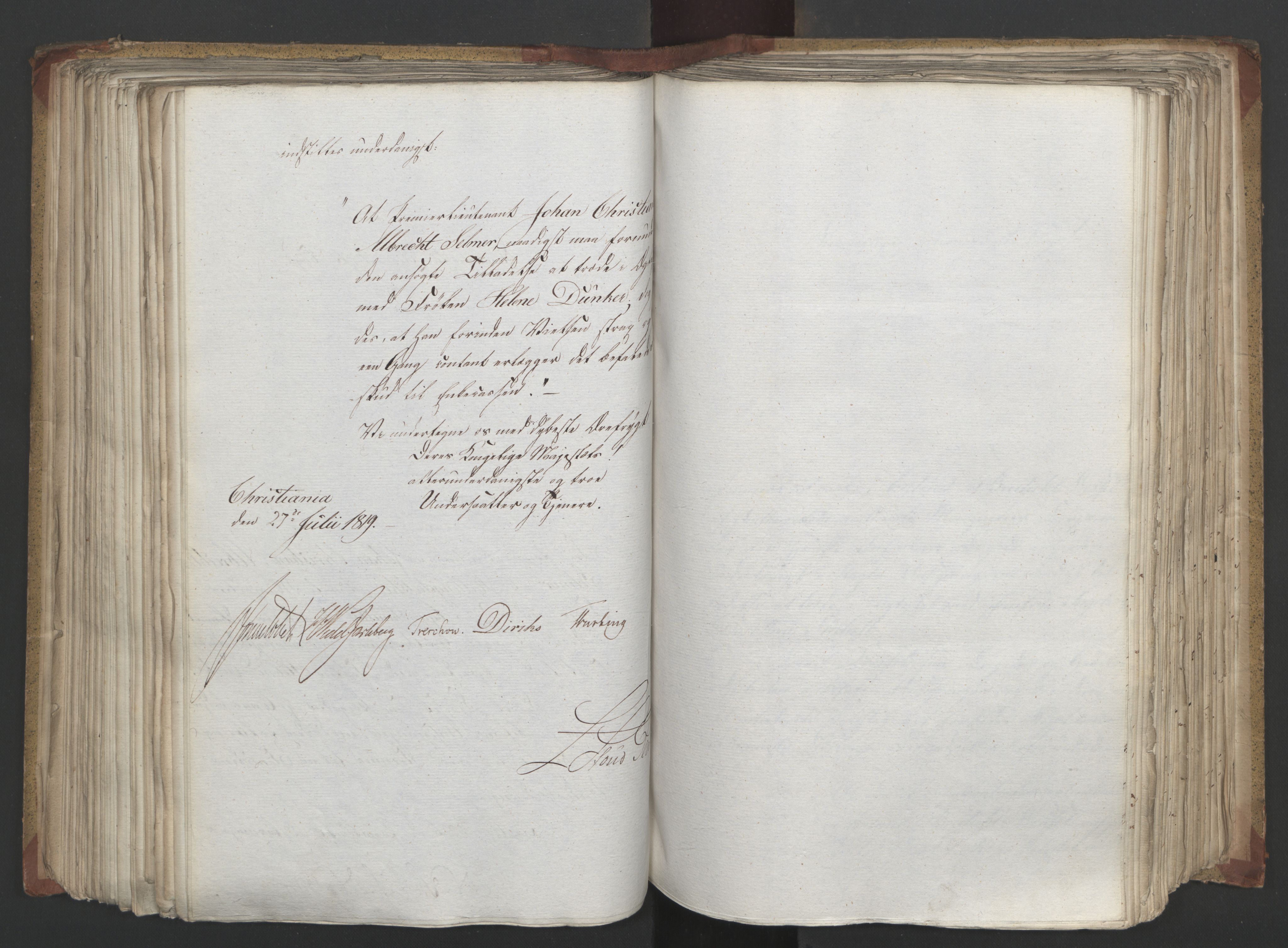 Statsrådsavdelingen i Stockholm, AV/RA-S-1003/D/Da/L0019: Regjeringsinnstillinger nr. 3856-4052, 1819, s. 230