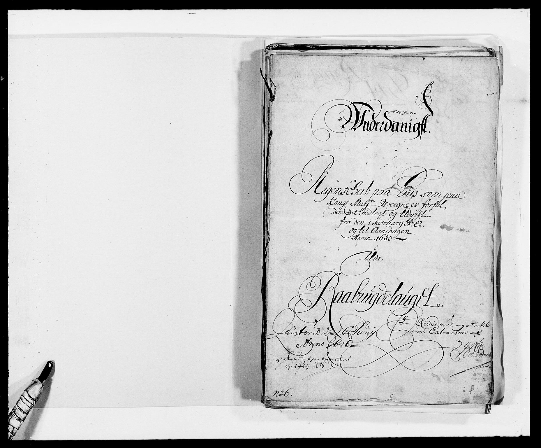 Rentekammeret inntil 1814, Reviderte regnskaper, Fogderegnskap, AV/RA-EA-4092/R40/L2438: Fogderegnskap Råbyggelag, 1682-1683, s. 2