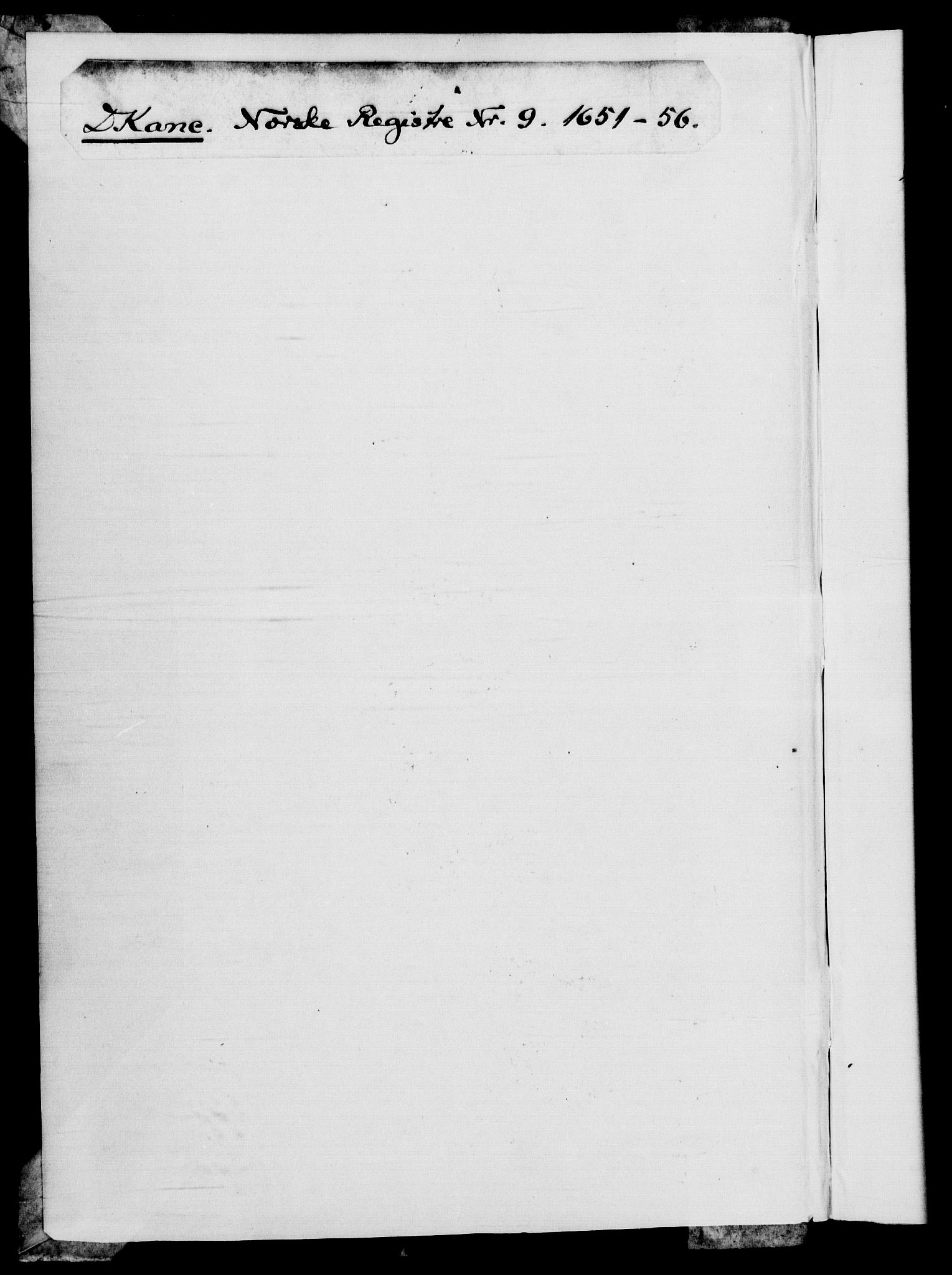Danske Kanselli 1572-1799, RA/EA-3023/F/Fc/Fca/Fcaa/L0008: Norske registre (mikrofilm), 1651-1656