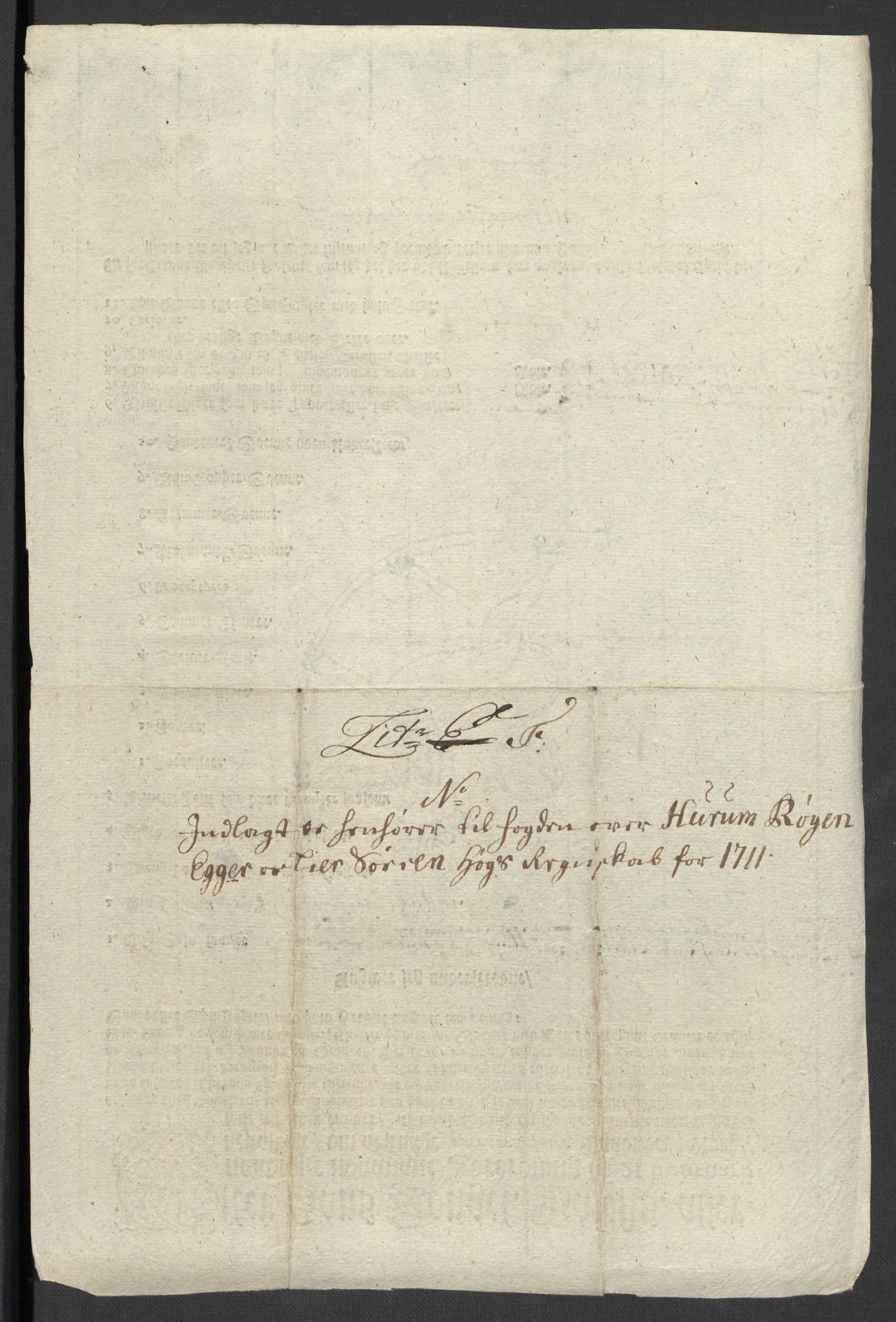 Rentekammeret inntil 1814, Reviderte regnskaper, Fogderegnskap, AV/RA-EA-4092/R31/L1706: Fogderegnskap Hurum, Røyken, Eiker, Lier og Buskerud, 1711, s. 104