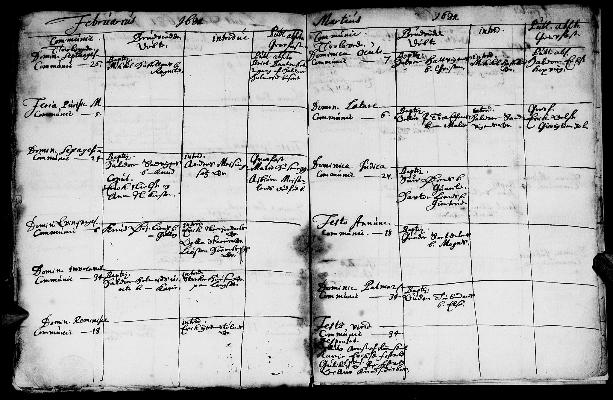 Ministerialprotokoller, klokkerbøker og fødselsregistre - Møre og Romsdal, SAT/A-1454/586/L0975: Ministerialbok nr. 586A01, 1645-1681