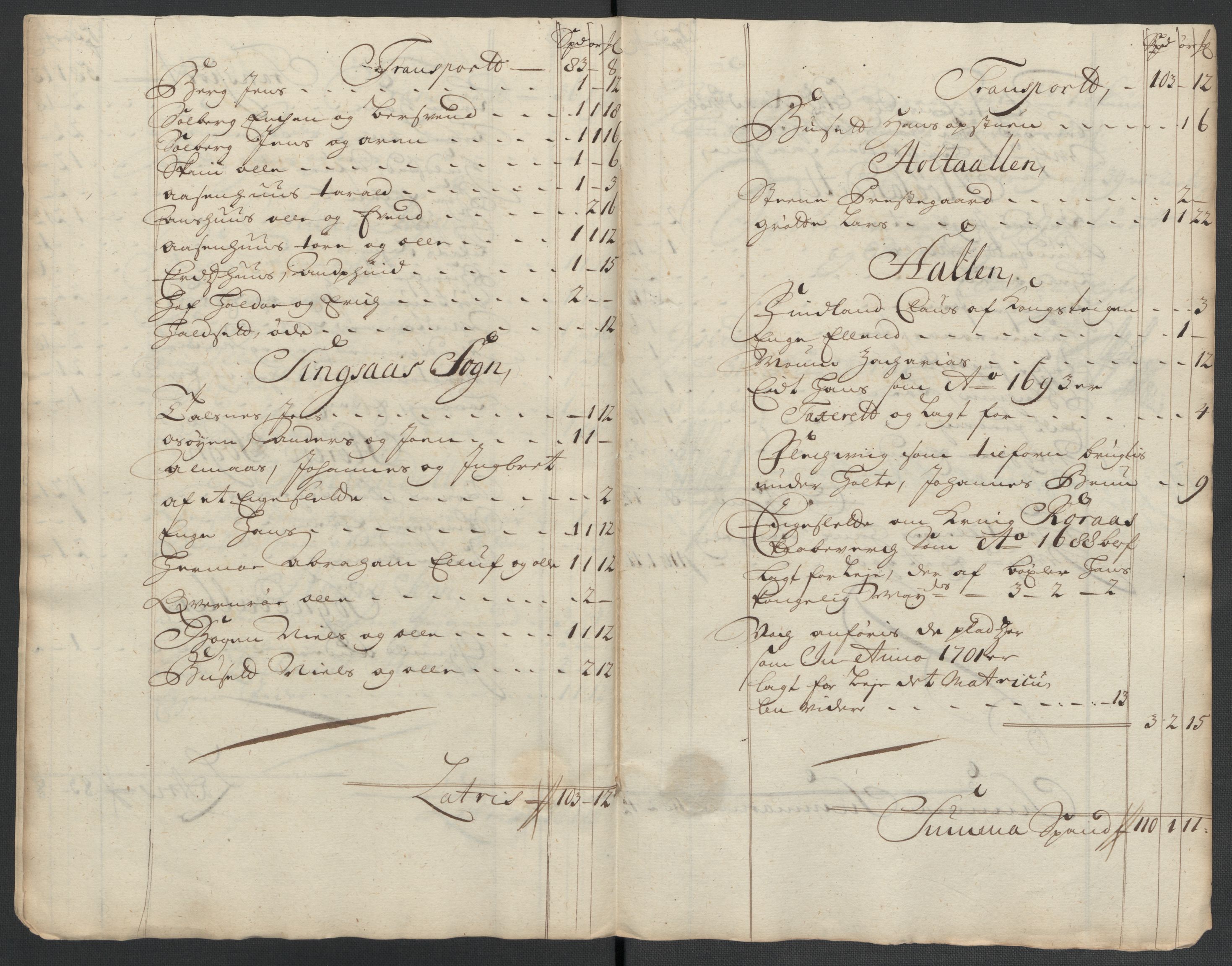 Rentekammeret inntil 1814, Reviderte regnskaper, Fogderegnskap, RA/EA-4092/R60/L3961: Fogderegnskap Orkdal og Gauldal, 1711, s. 375