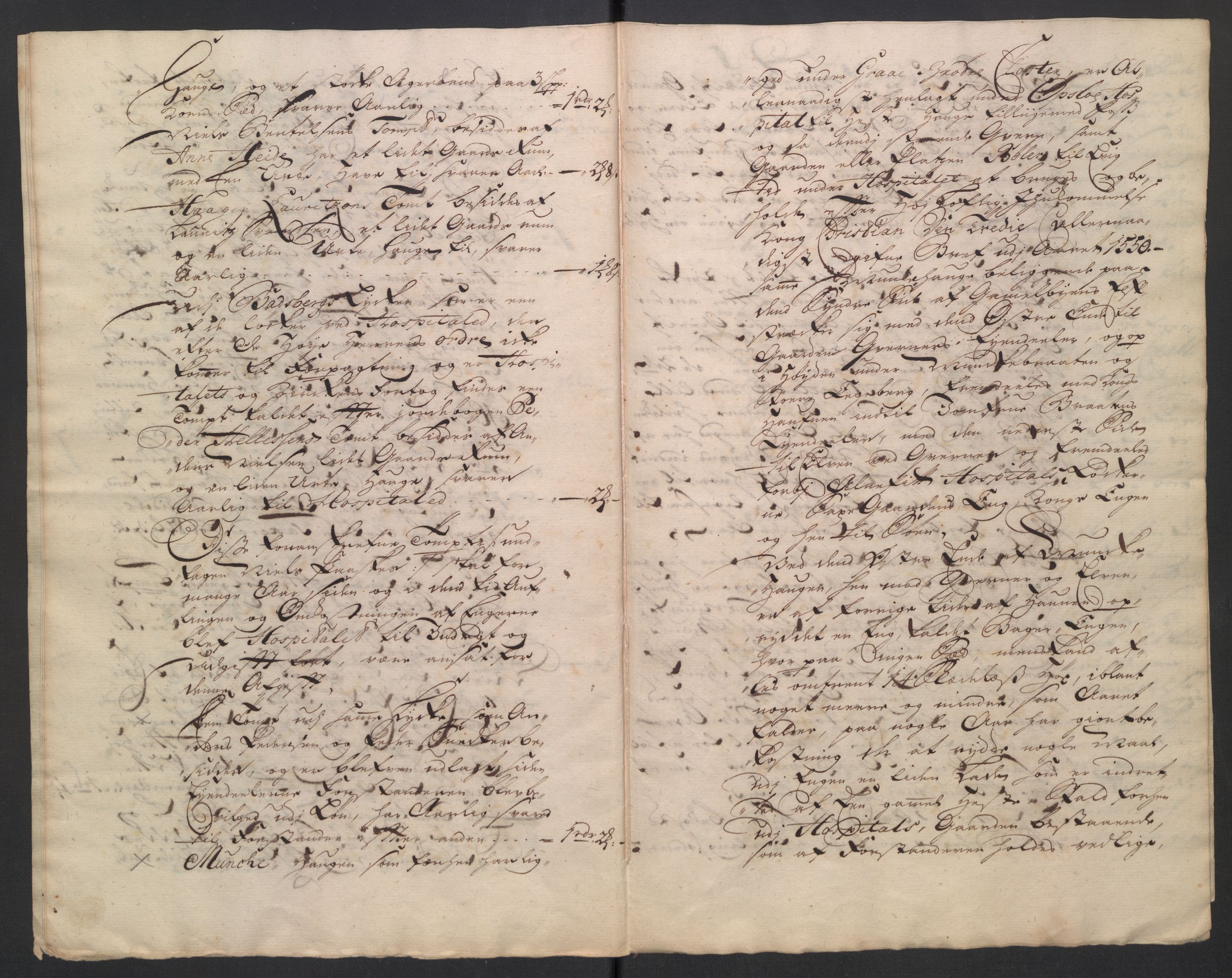 Oslo stiftsdireksjon, AV/SAO-A-11085/K/Kb/L0003/0002: Oslo Hospital / Auksjoner over Hospitalets eiendommer: Forpaktningen av plasser, tomter m.v., 1736-1737, s. 6