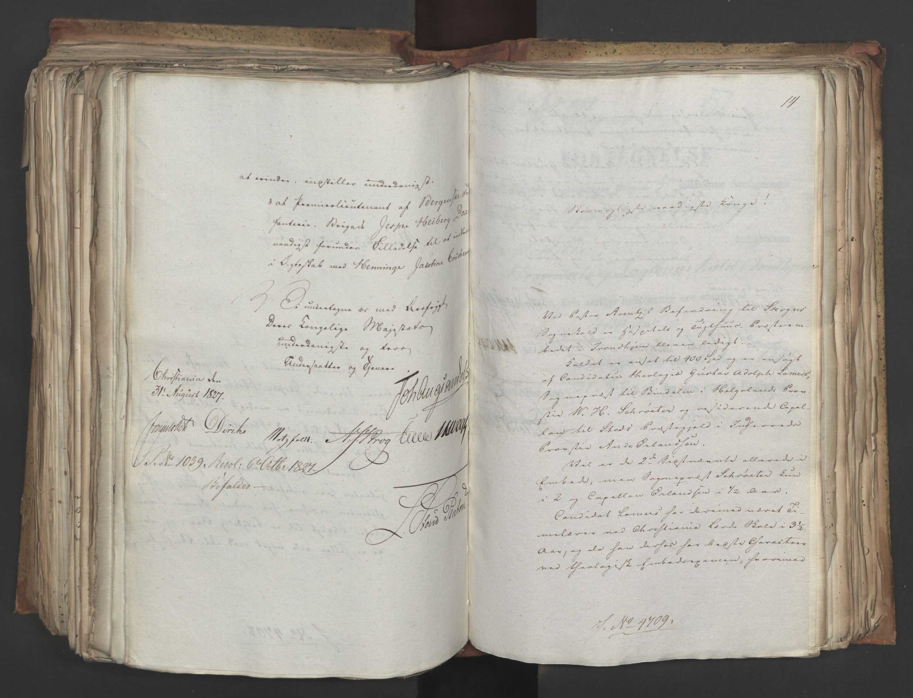 Statsrådsavdelingen i Stockholm, AV/RA-S-1003/D/Da/L0052: Regjeringsinnstillinger nr. 4566-4799, 1827, s. 432
