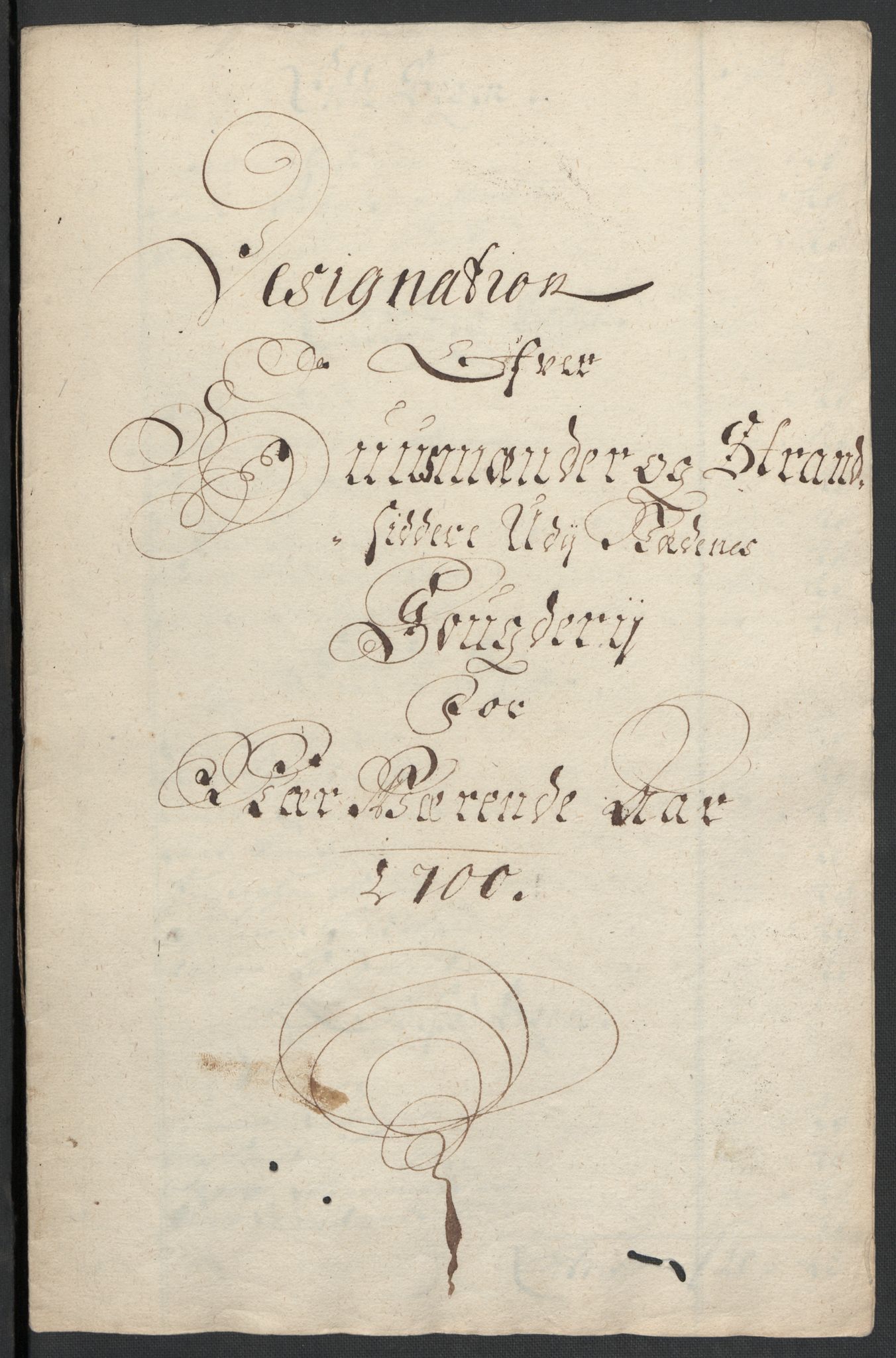 Rentekammeret inntil 1814, Reviderte regnskaper, Fogderegnskap, RA/EA-4092/R39/L2315: Fogderegnskap Nedenes, 1700-1701, s. 45