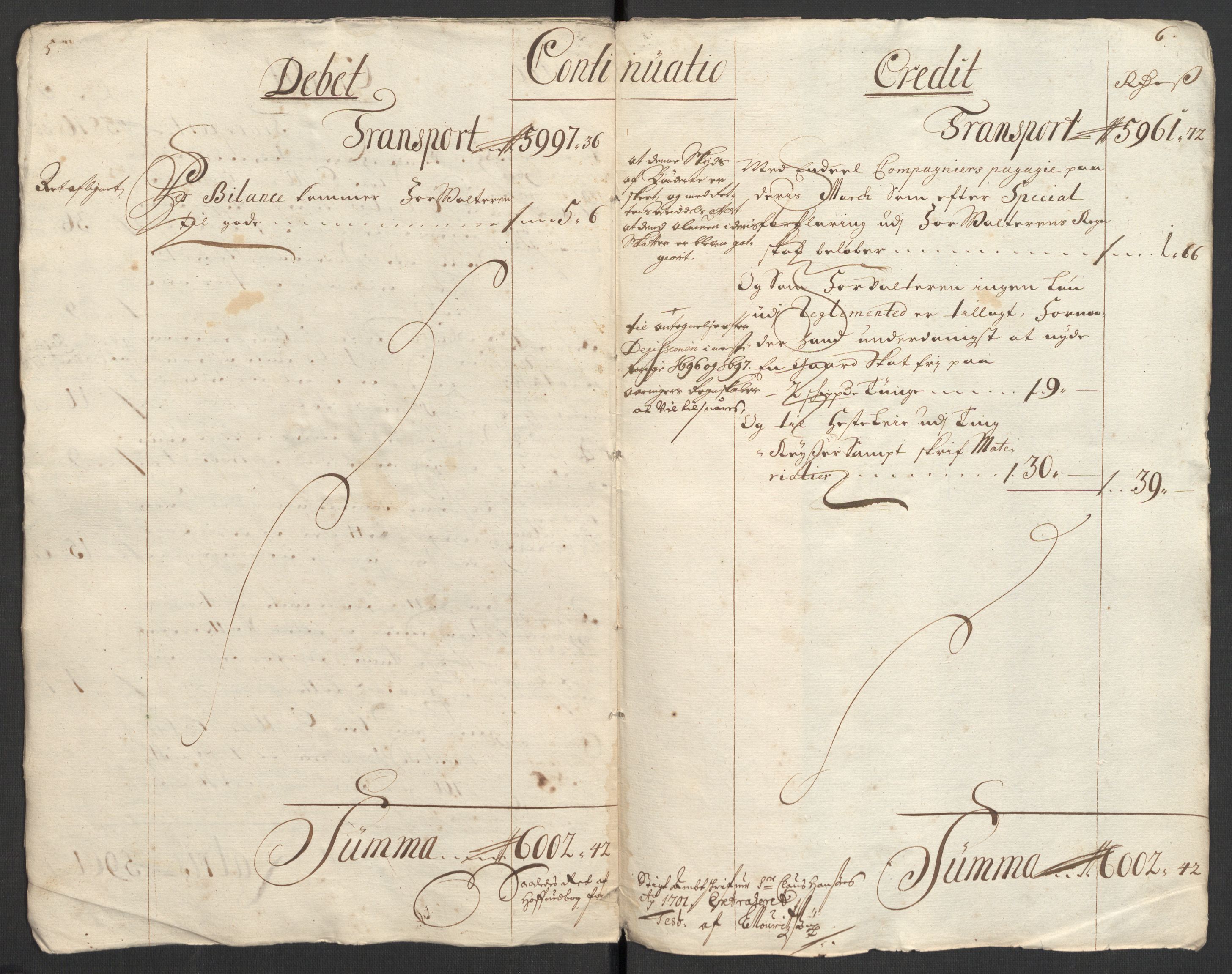 Rentekammeret inntil 1814, Reviderte regnskaper, Fogderegnskap, AV/RA-EA-4092/R33/L1976: Fogderegnskap Larvik grevskap, 1698-1701, s. 316