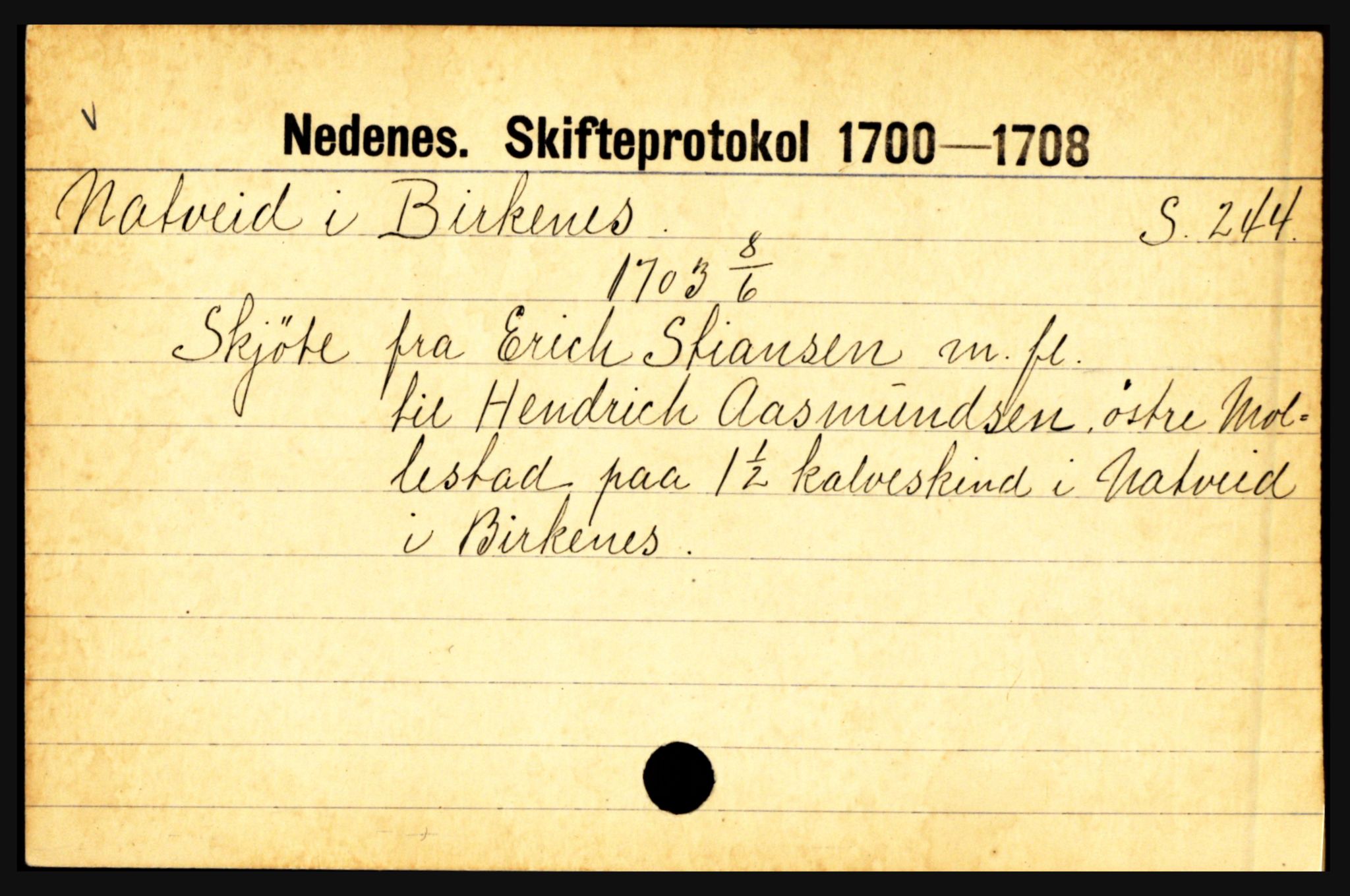 Nedenes sorenskriveri før 1824, AV/SAK-1221-0007/H, s. 21217