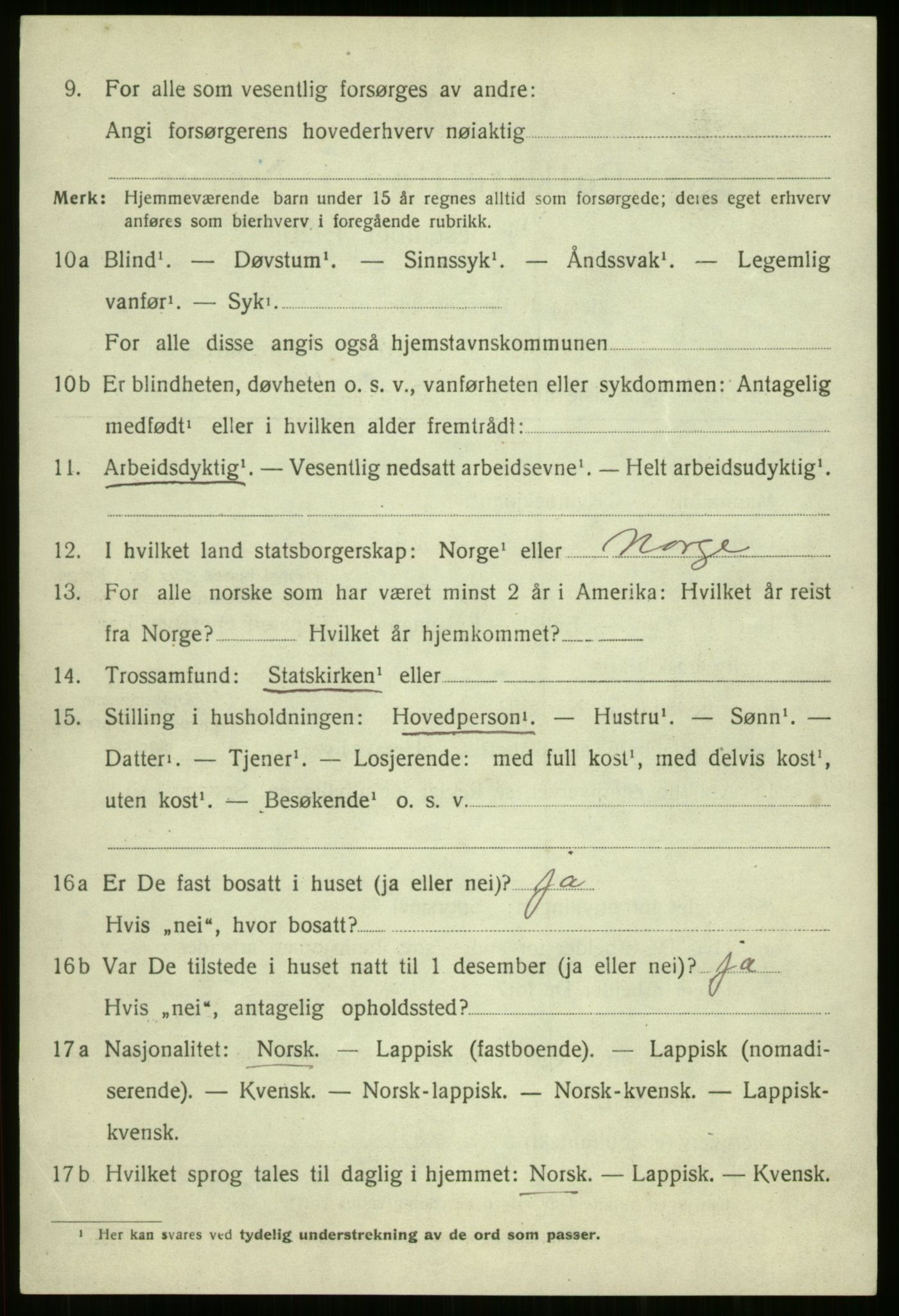 SATØ, Folketelling 1920 for 1911 Kvæfjord herred, 1920, s. 2570