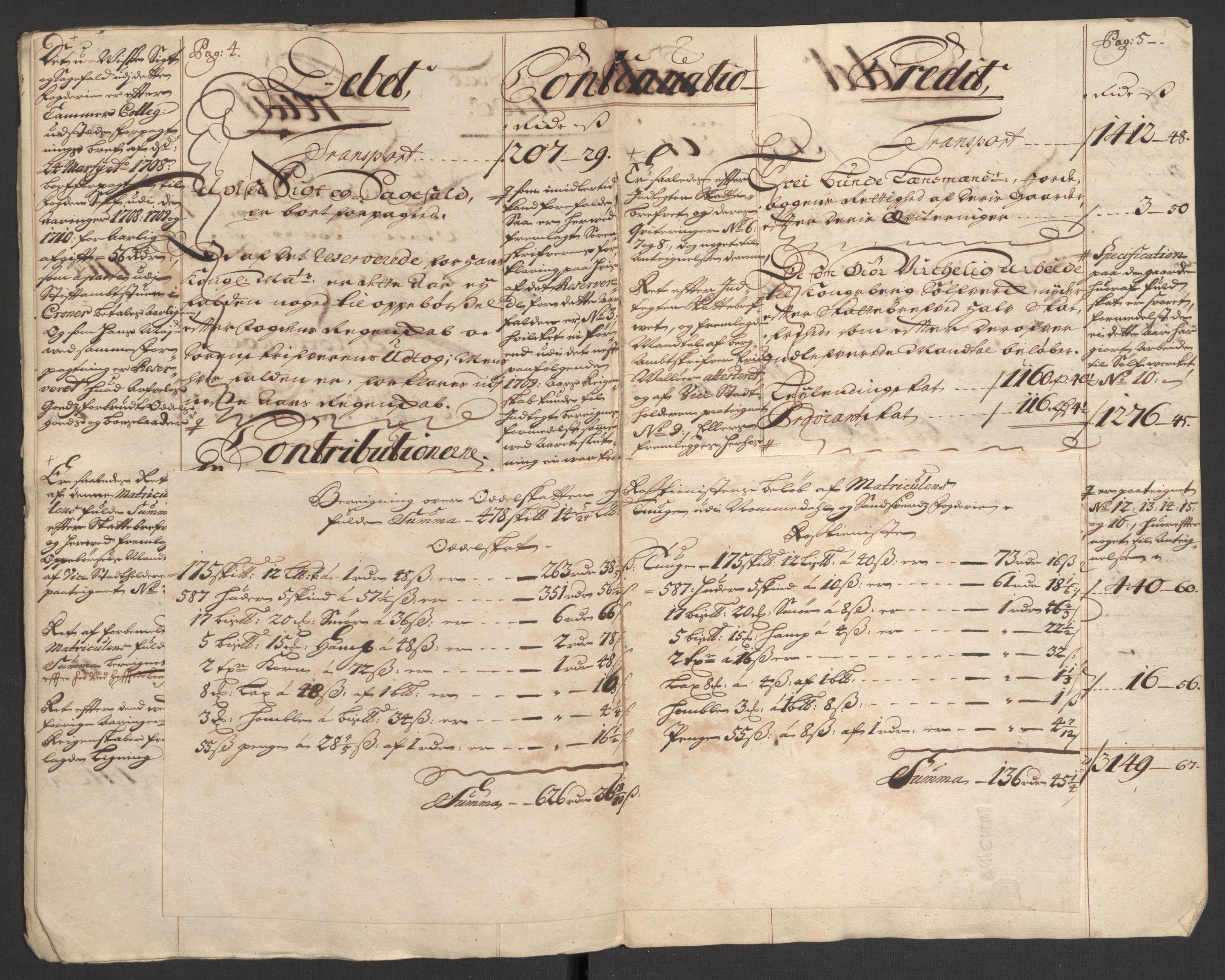 Rentekammeret inntil 1814, Reviderte regnskaper, Fogderegnskap, AV/RA-EA-4092/R24/L1584: Fogderegnskap Numedal og Sandsvær, 1707-1708, s. 182