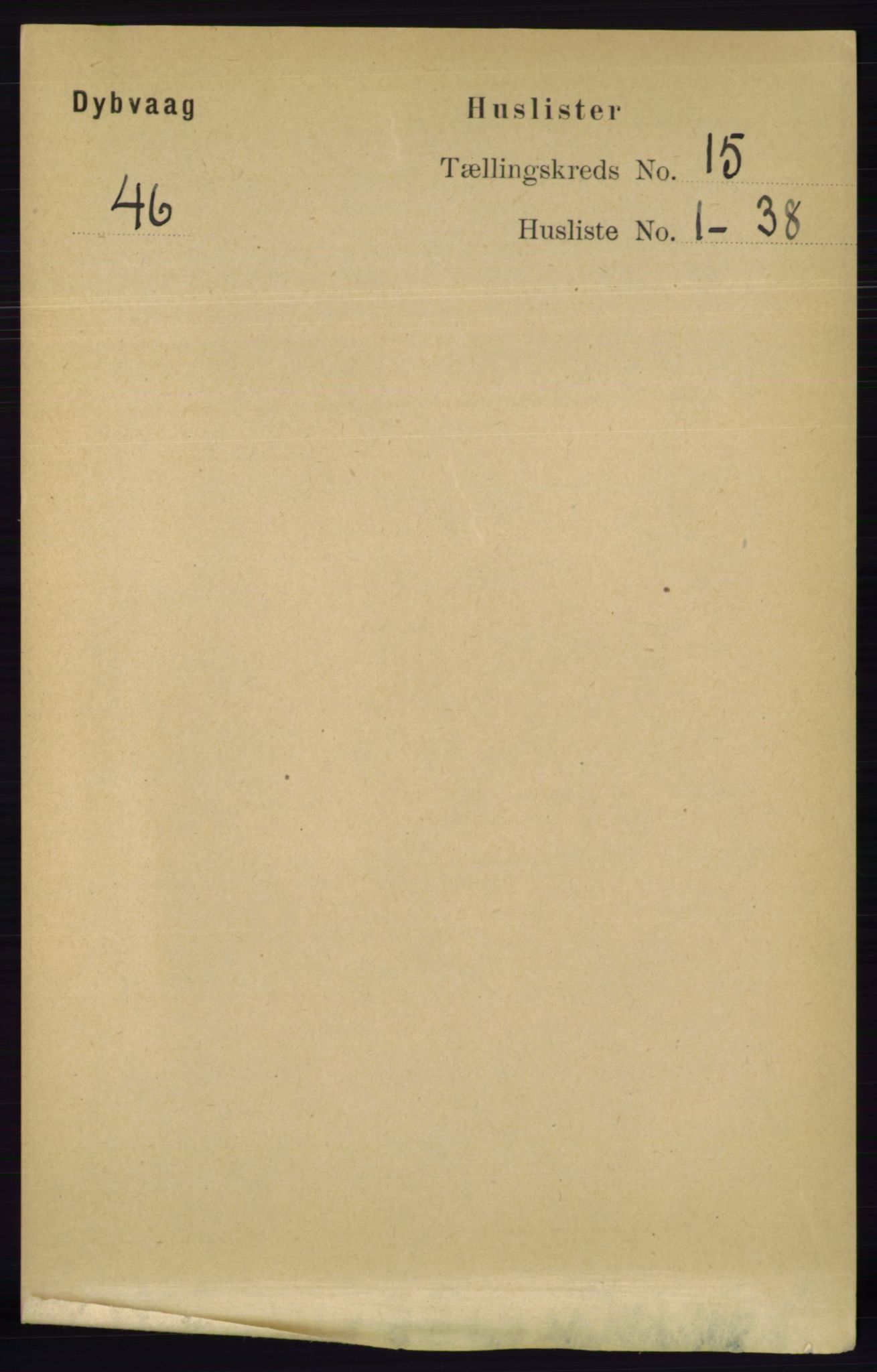 RA, Folketelling 1891 for 0915 Dypvåg herred, 1891, s. 6089