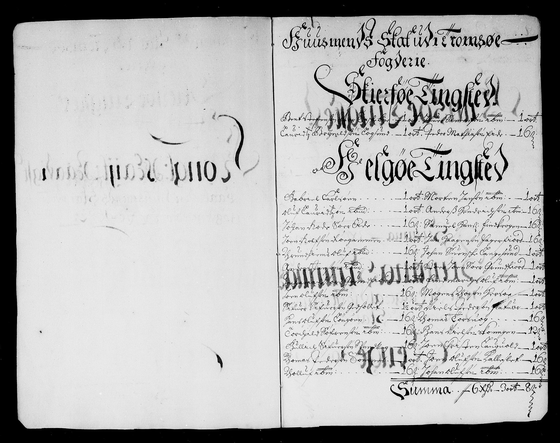 Rentekammeret inntil 1814, Reviderte regnskaper, Stiftamtstueregnskaper, Trondheim stiftamt og Nordland amt, AV/RA-EA-6044/R/Rg/L0070: Trondheim stiftamt og Nordland amt, 1682