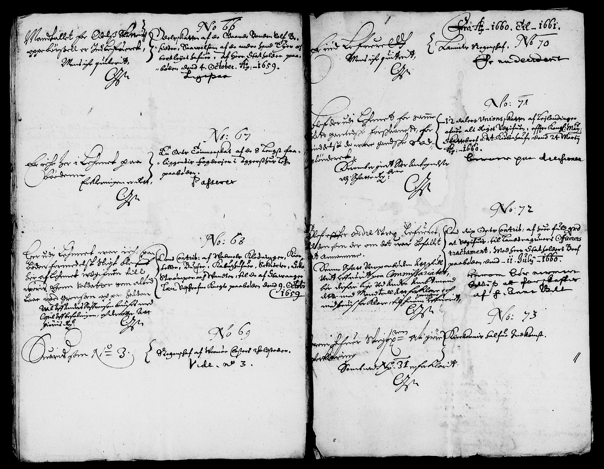 Rentekammeret inntil 1814, Reviderte regnskaper, Lensregnskaper, AV/RA-EA-5023/R/Rb/Rbg/L0011: Verne kloster len, 1651-1661