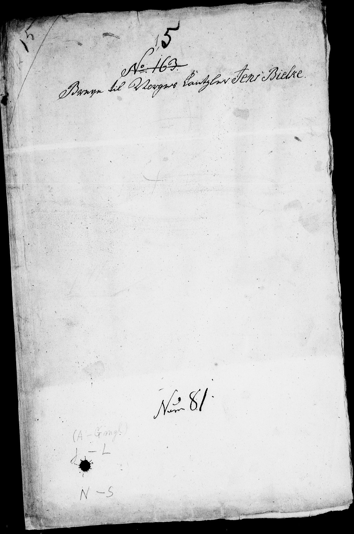 Danske Kanselli, Skapsaker, RA/EA-4061/F/L0085: Skap 15, pakke 152D-175A, 1613-1716, s. 179