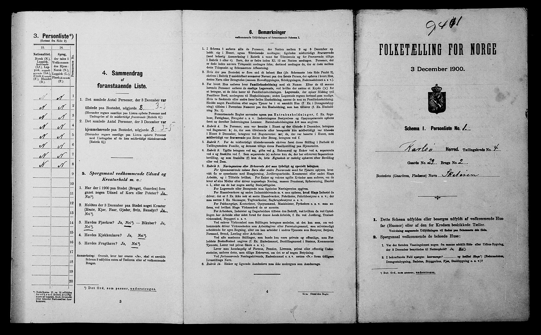 SATØ, Folketelling 1900 for 1936 Karlsøy herred, 1900, s. 229