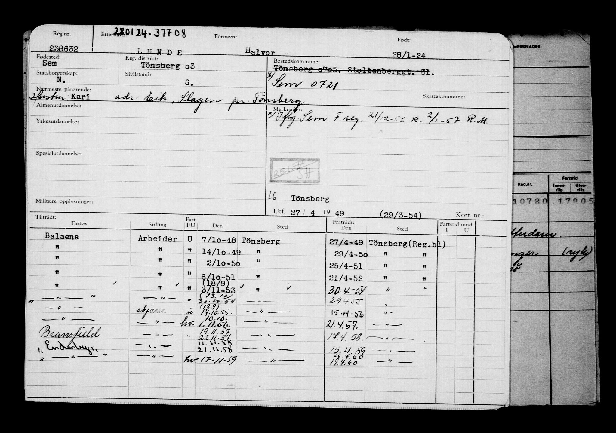 Direktoratet for sjømenn, AV/RA-S-3545/G/Gb/L0227: Hovedkort, 1924, s. 214