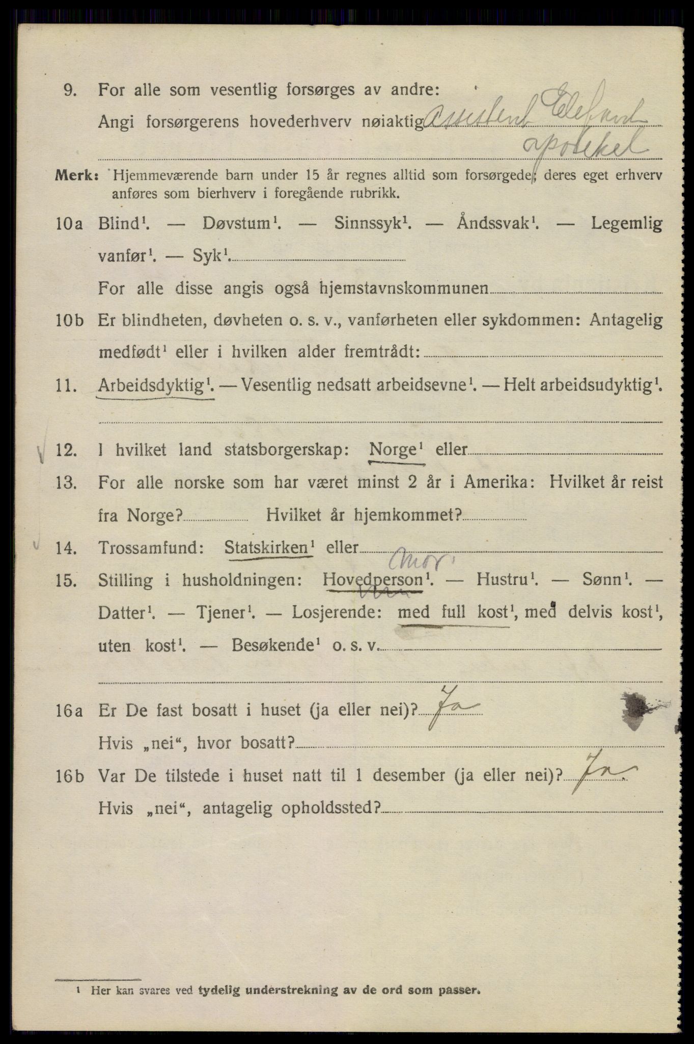 SAO, Folketelling 1920 for 0301 Kristiania kjøpstad, 1920, s. 561900