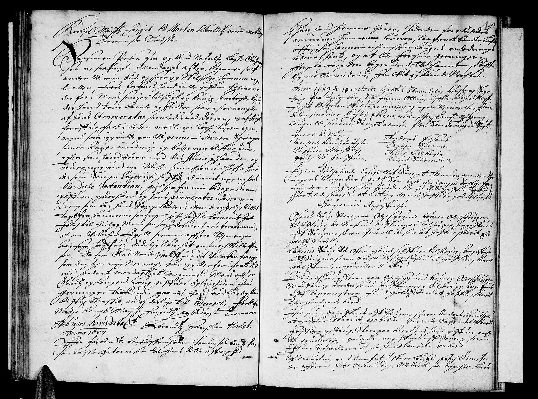 Romsdal sorenskriveri, SAT/A-4149/1/1/1A/L0001: Tingbok, 1688-1690, s. 39b-40a
