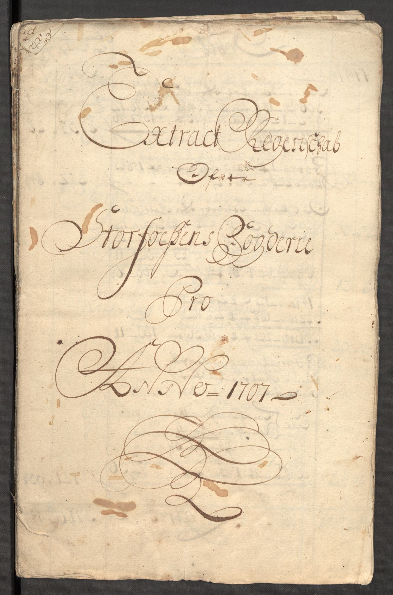 Rentekammeret inntil 1814, Reviderte regnskaper, Fogderegnskap, RA/EA-4092/R57/L3857: Fogderegnskap Fosen, 1706-1707, s. 271