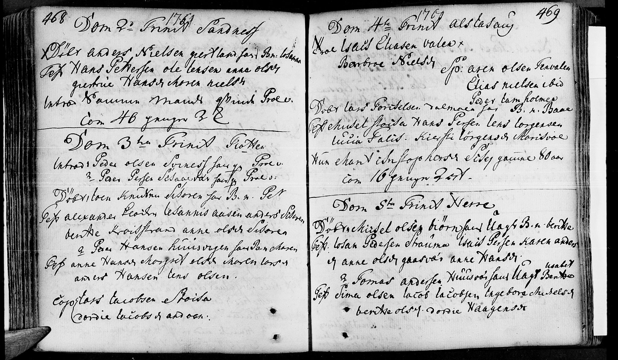 Ministerialprotokoller, klokkerbøker og fødselsregistre - Nordland, AV/SAT-A-1459/830/L0434: Ministerialbok nr. 830A03, 1737-1767, s. 468-469