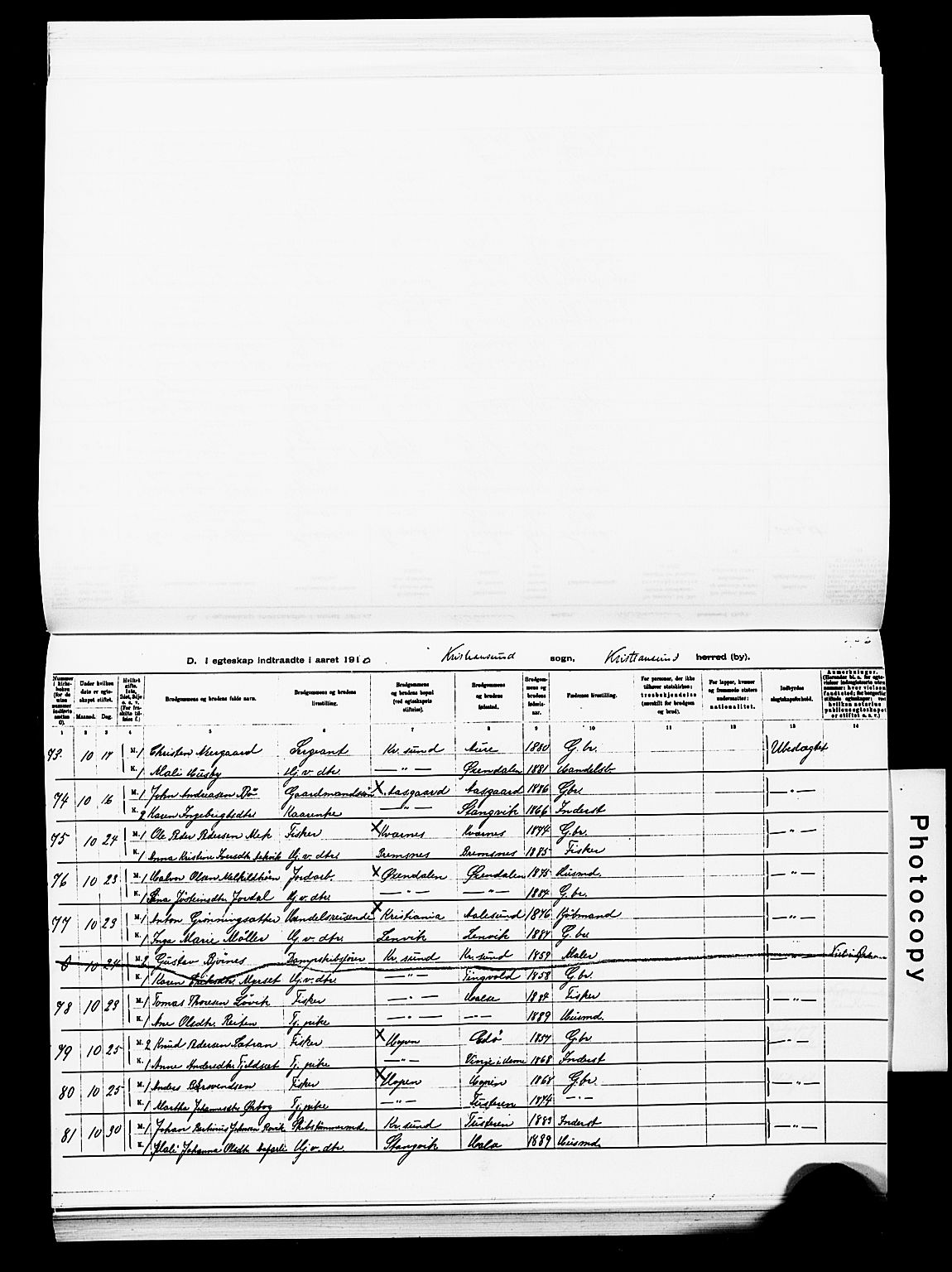 Ministerialprotokoller, klokkerbøker og fødselsregistre - Møre og Romsdal, AV/SAT-A-1454/572/L0859: Ministerialbok nr. 572D03, 1903-1916