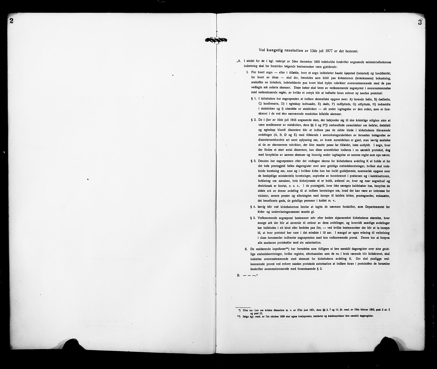 Tune prestekontor Kirkebøker, SAO/A-2007/G/Ga/L0004: Klokkerbok nr. I 4, 1919-1928, s. 2-3