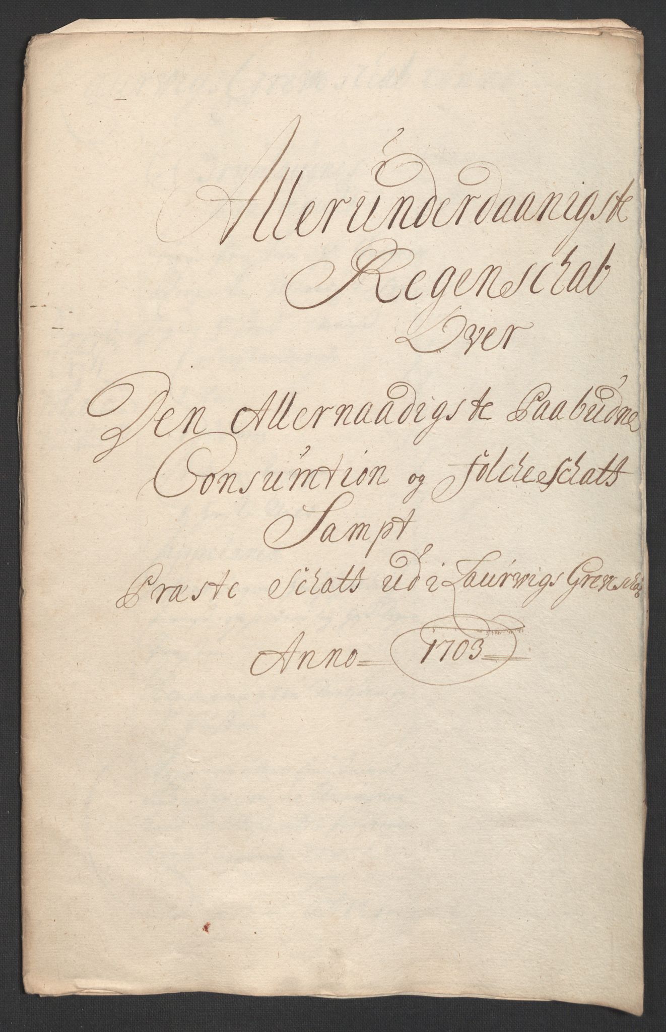 Rentekammeret inntil 1814, Reviderte regnskaper, Fogderegnskap, RA/EA-4092/R33/L1977: Fogderegnskap Larvik grevskap, 1702-1703, s. 99