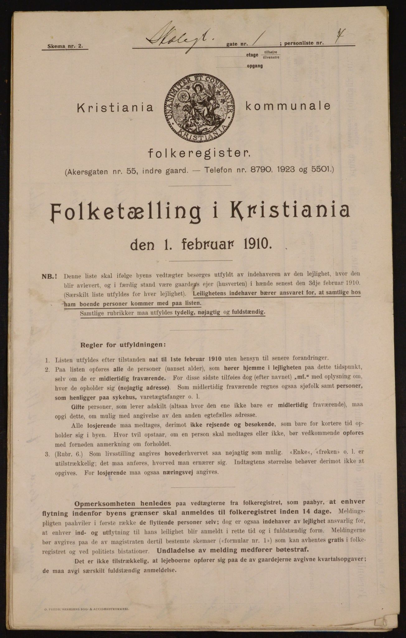 OBA, Kommunal folketelling 1.2.1910 for Kristiania, 1910, s. 91742