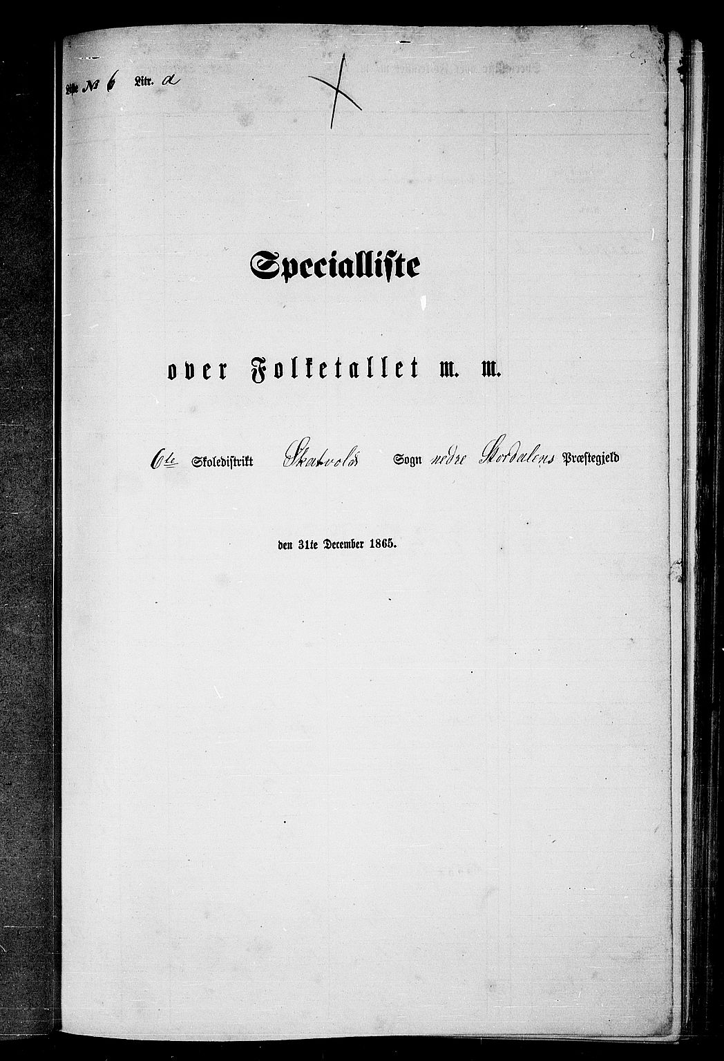 RA, Folketelling 1865 for 1714P Nedre Stjørdal prestegjeld, 1865, s. 108