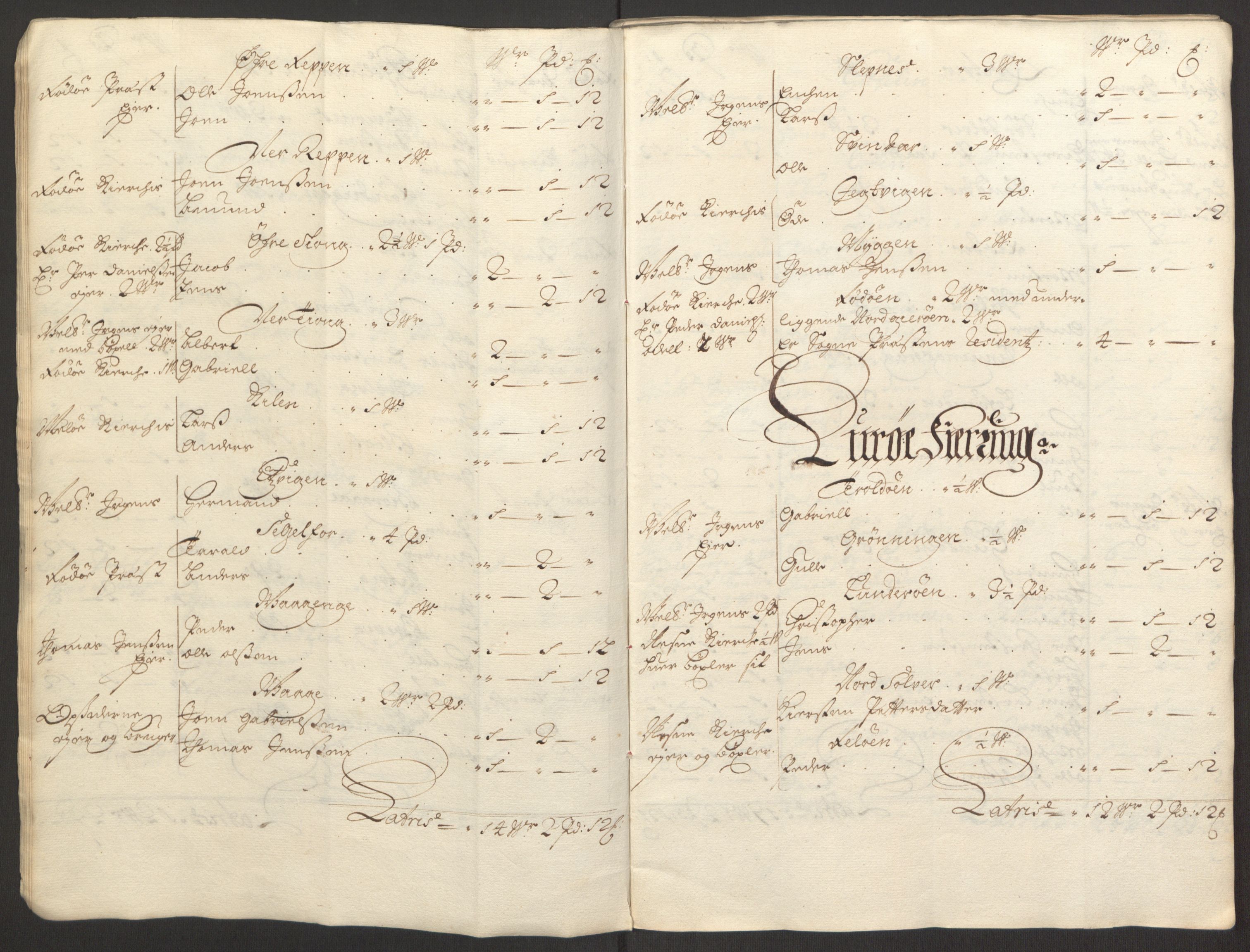 Rentekammeret inntil 1814, Reviderte regnskaper, Fogderegnskap, AV/RA-EA-4092/R65/L4505: Fogderegnskap Helgeland, 1693-1696, s. 421