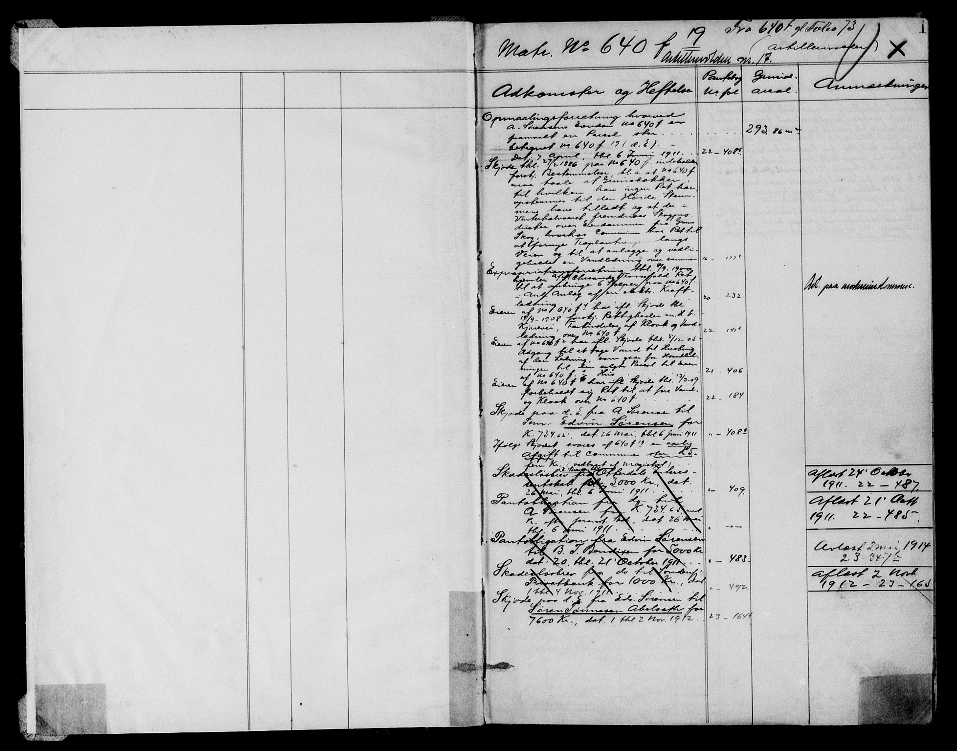 Kristiansand byrett, AV/SAK-1223-0001/G/Ga/L0068: Panteregister nr. 68, 1830-1927, s. 1