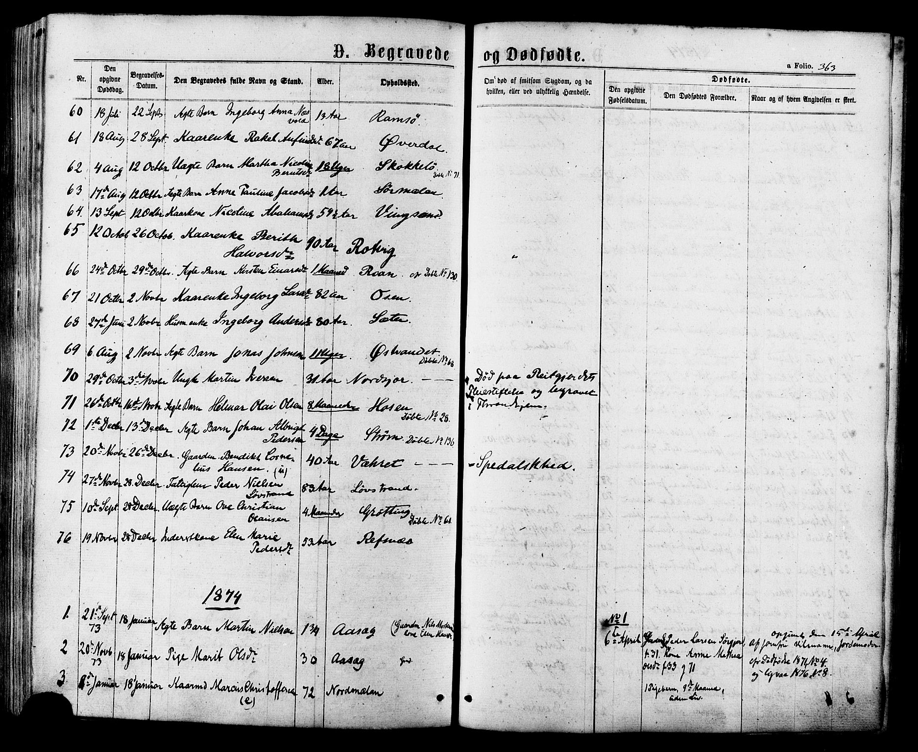 Ministerialprotokoller, klokkerbøker og fødselsregistre - Sør-Trøndelag, AV/SAT-A-1456/657/L0706: Ministerialbok nr. 657A07, 1867-1878, s. 363
