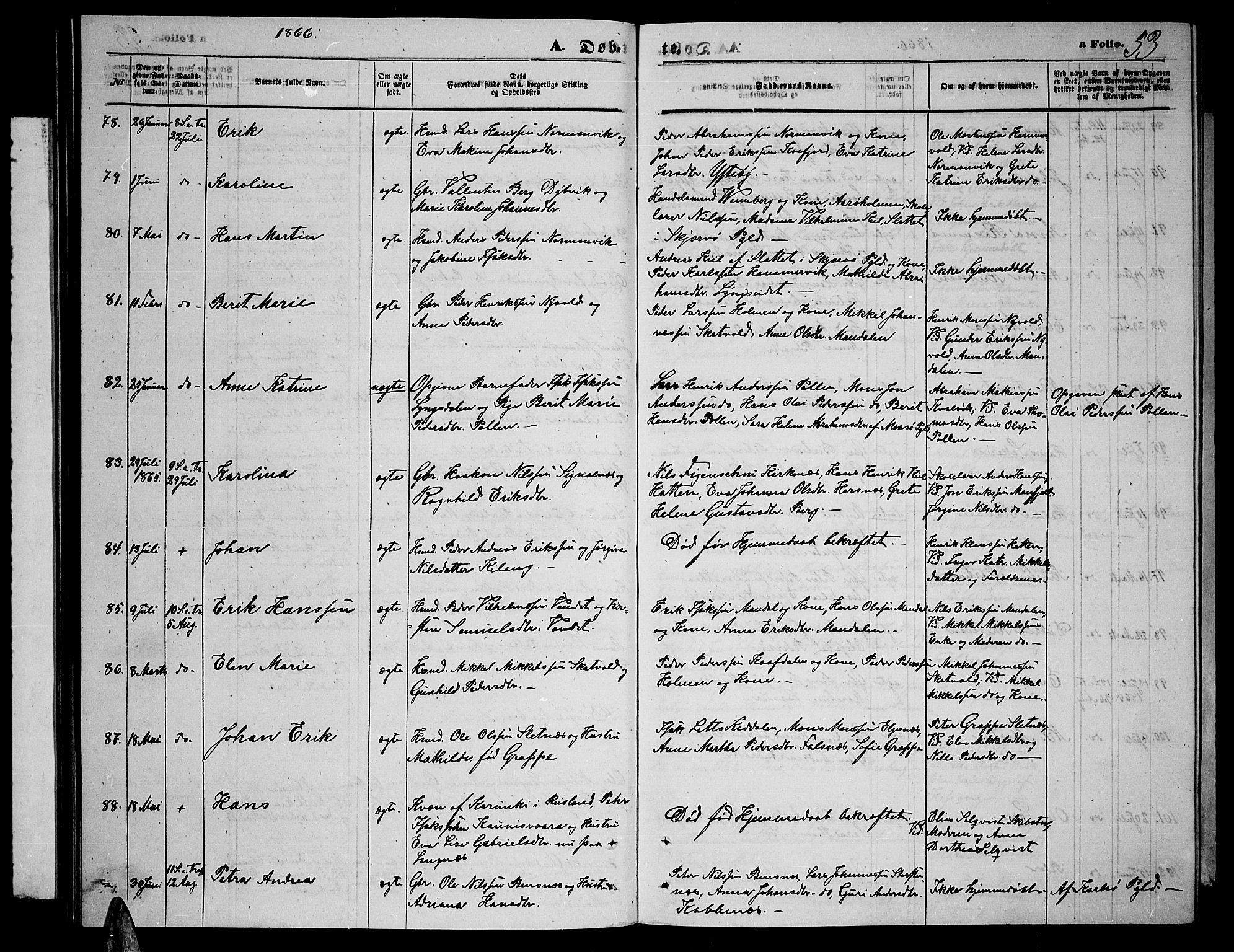Lyngen sokneprestembete, AV/SATØ-S-1289/H/He/Heb/L0003klokker: Klokkerbok nr. 3, 1861-1867, s. 53