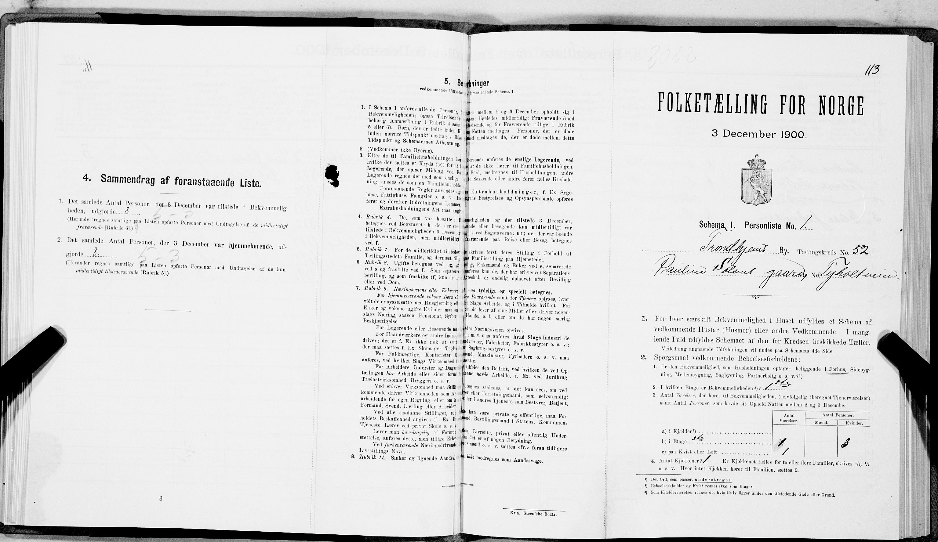 SAT, Folketelling 1900 for 1601 Trondheim kjøpstad, 1900, s. 8832