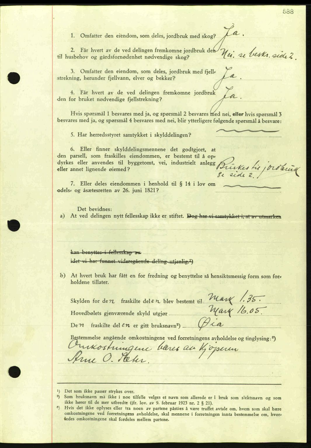 Nordmøre sorenskriveri, AV/SAT-A-4132/1/2/2Ca: Pantebok nr. A80, 1936-1937, Dagboknr: 2849/1936